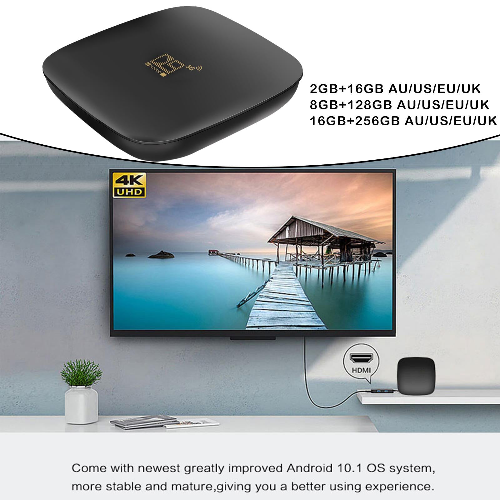 Smart D9 TV Media Player 2.4G 5G WIFI 905 Core HD TV receiver 2GB 16GB US