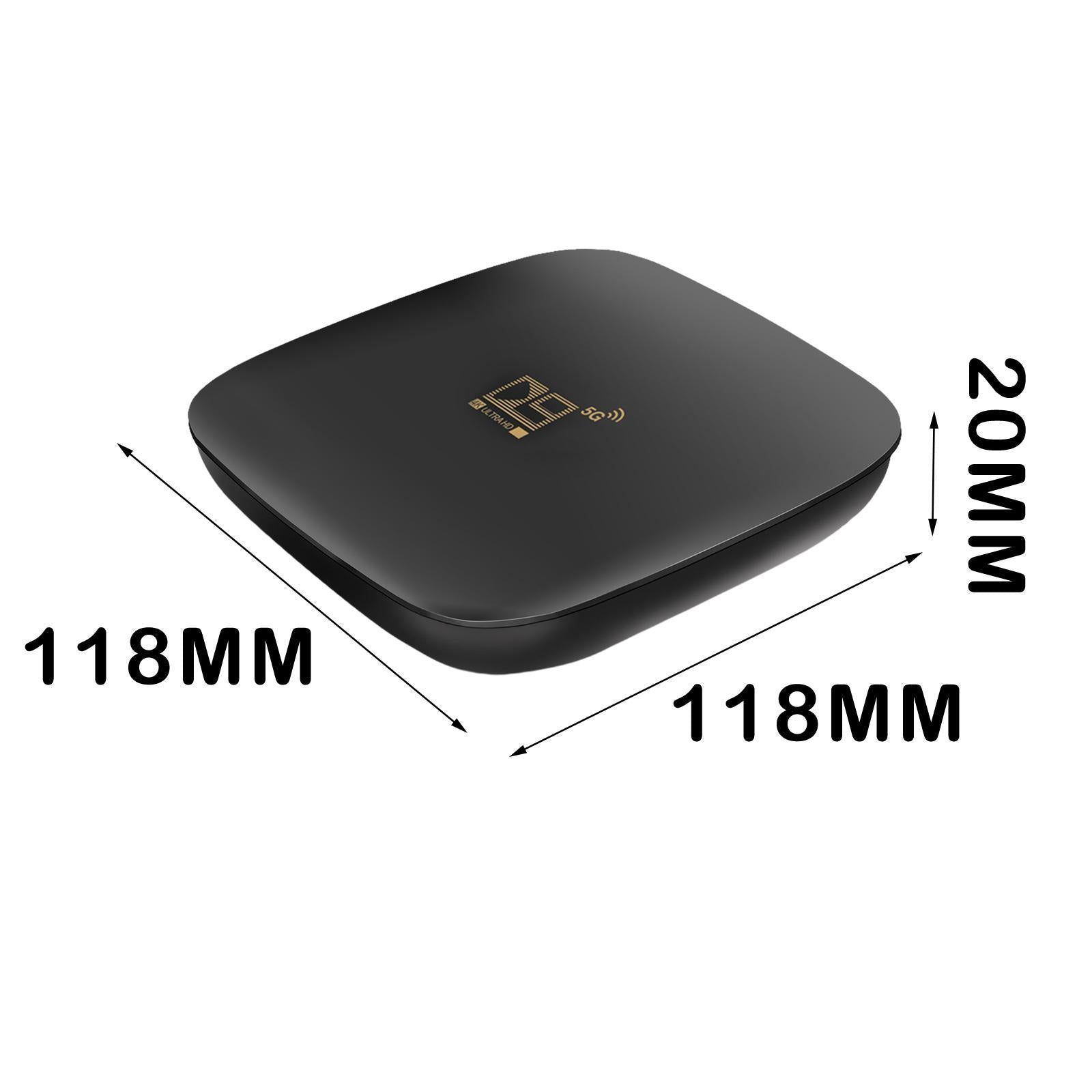 Smart D9 TV Media Player 2.4G 5G WIFI 905 Core HD TV receiver 8GB 128GB UK