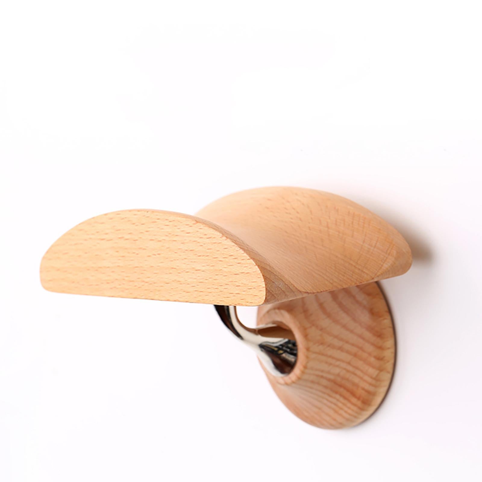 PC Gaming Headset Stand Headphone Holder Hanger Wood for Desktop Organize