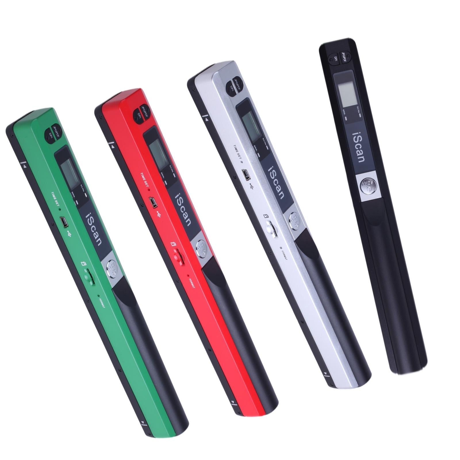 iScan Mini Handheld Portable Scanner 300/600/900DPI JEPG PDF Format Compact Black