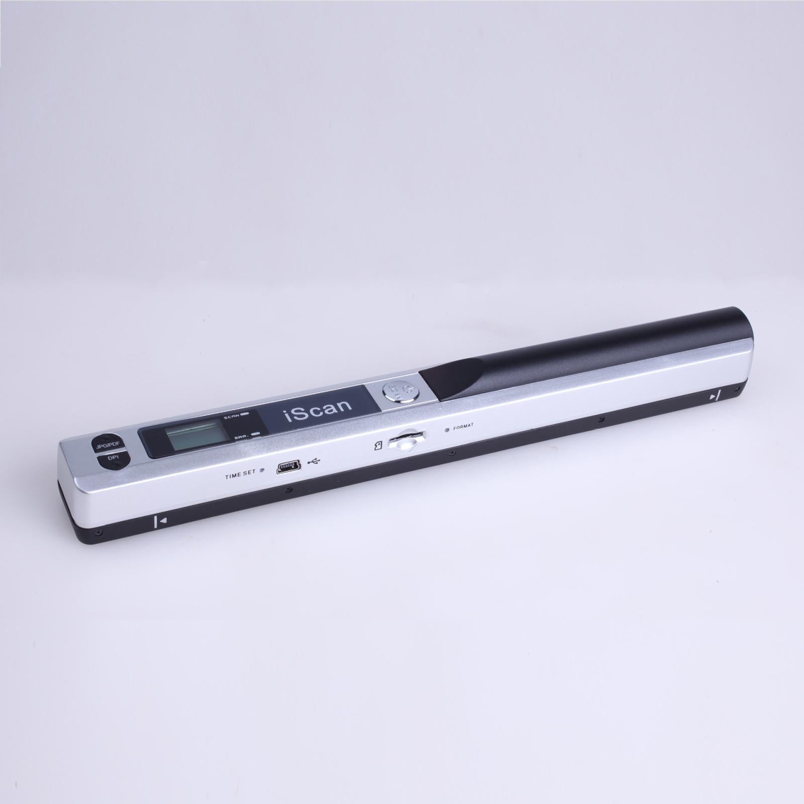 iScan Mini Handheld Portable Scanner 300/600/900DPI JEPG PDF Format Compact Silver