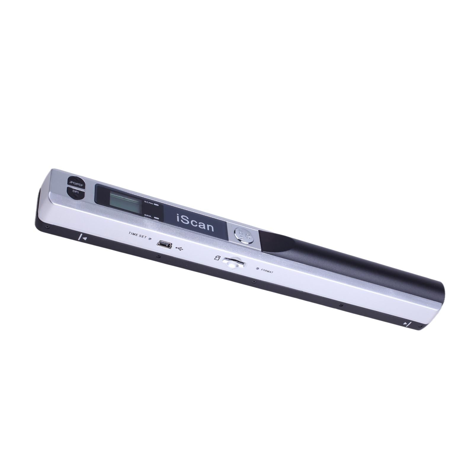 iScan Mini Handheld Portable Scanner 300/600/900DPI JEPG PDF Format Compact Silver