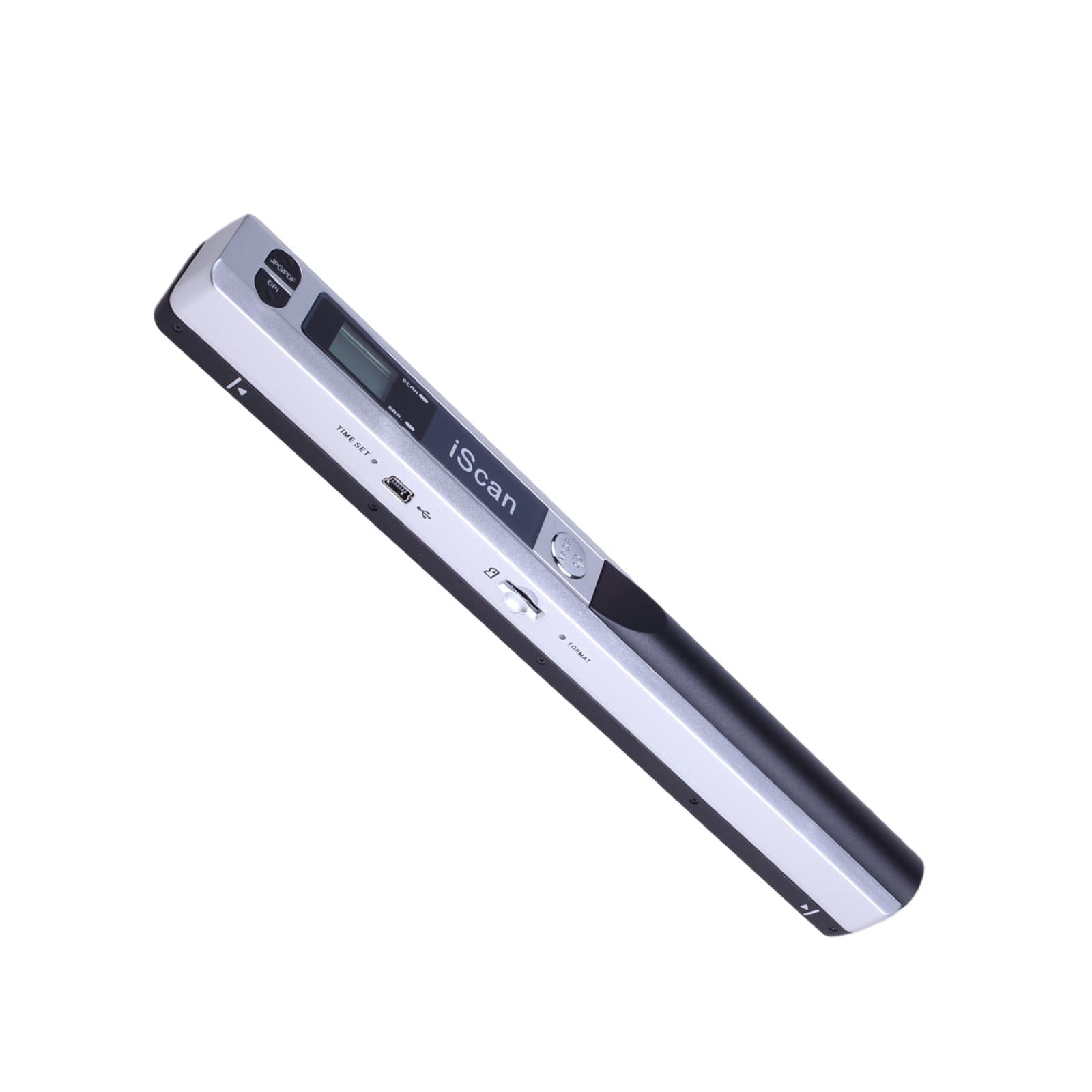 iScan Mini Handheld Portable Scanner 300/600/900DPI JEPG PDF Format Compact Silver