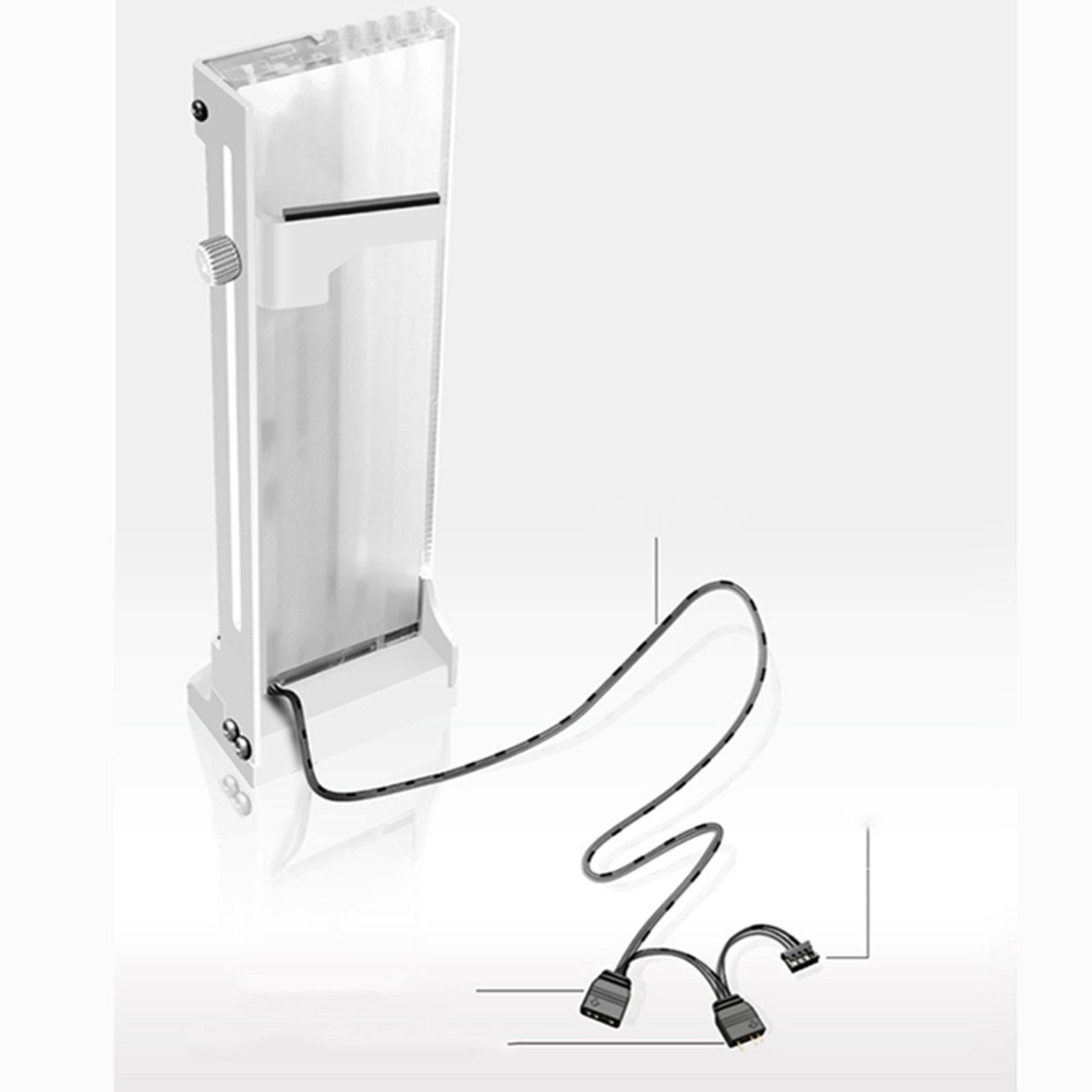 Graphics Card Stand Telescopic 5V Brace GPU Support Bracket for PC white