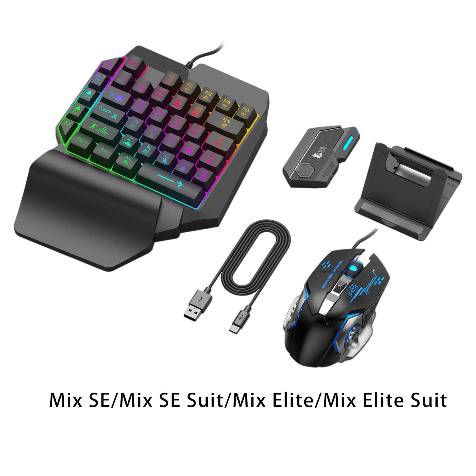 Mobile Phone Keyboard Mouse Console Adapter USB Hub Converter for Mix SE