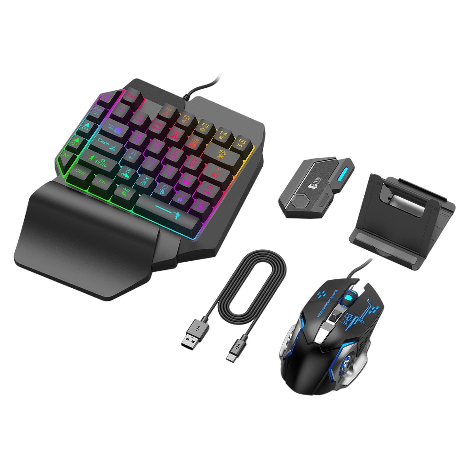 Mobile Phone Keyboard Mouse Console Adapter USB Hub Converter for Mix SE Set