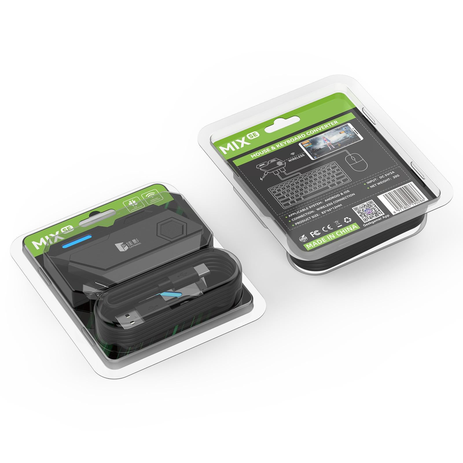 Mobile Phone Keyboard Mouse Console Adapter USB Hub Converter for Mix Set