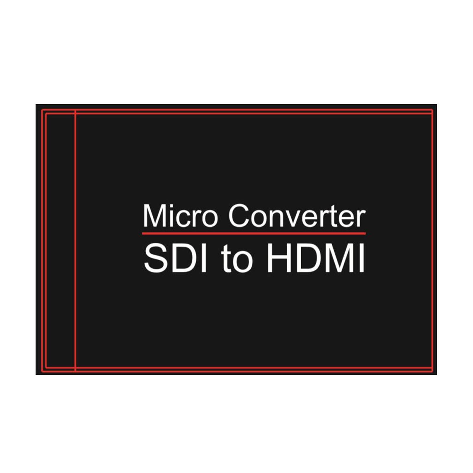 1080P SDI to HDMI Converter 1 HDMI Output Supplies for Camera TV Camcorder