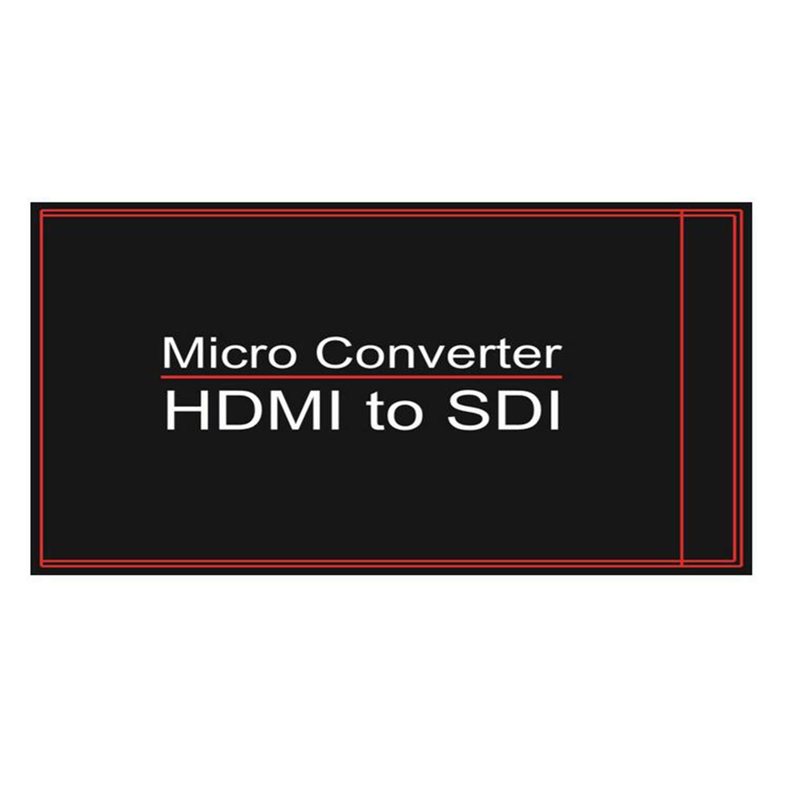 1080P HDMI to SDI Converter Auto Format Detection for Camera Computers