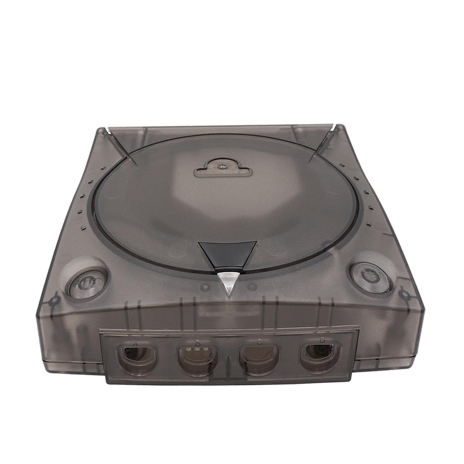 Clear Shell Cover for SEGA Dreamcast DC Easy to Remove Clear Black