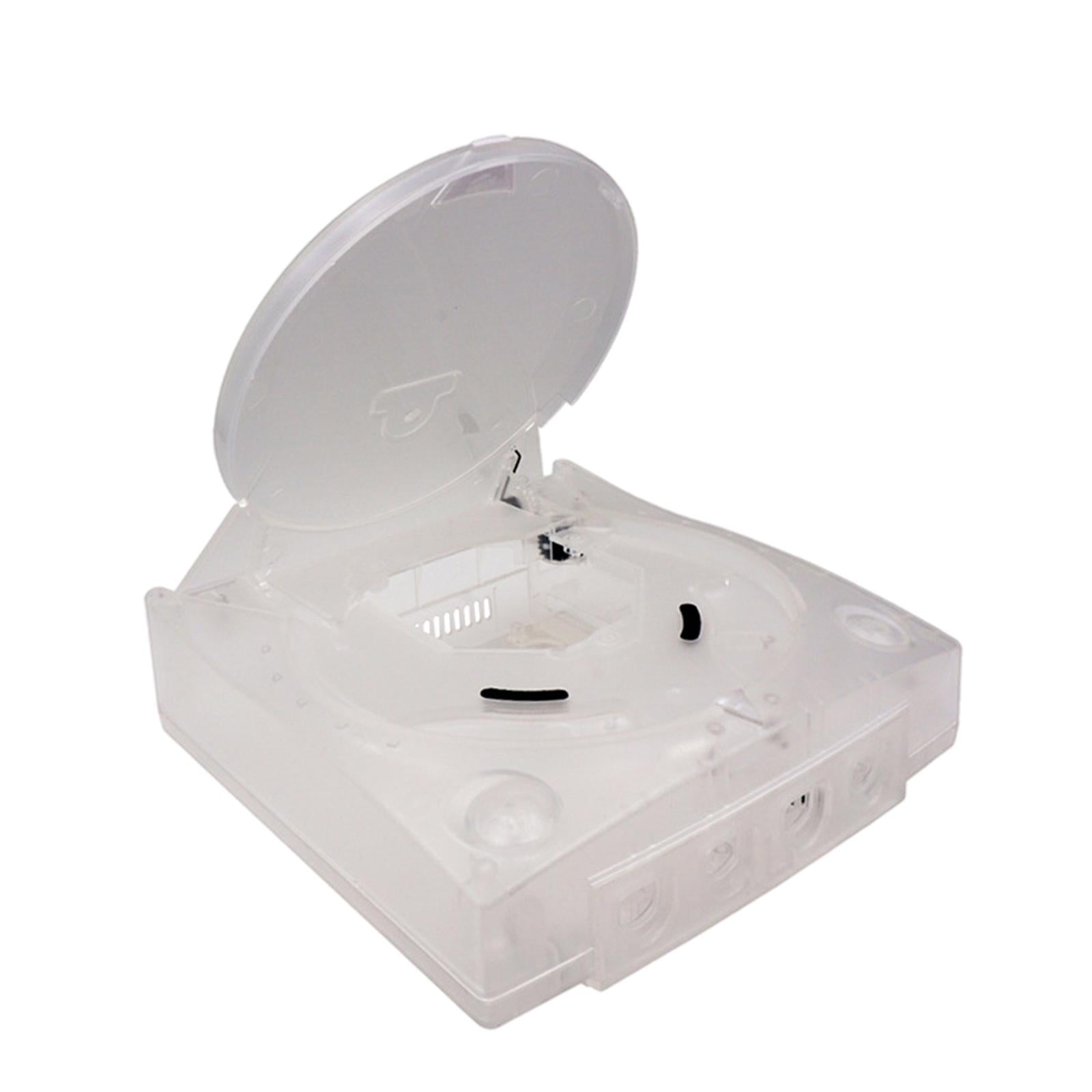 Clear Shell Cover for SEGA Dreamcast DC Easy to Remove Clear White