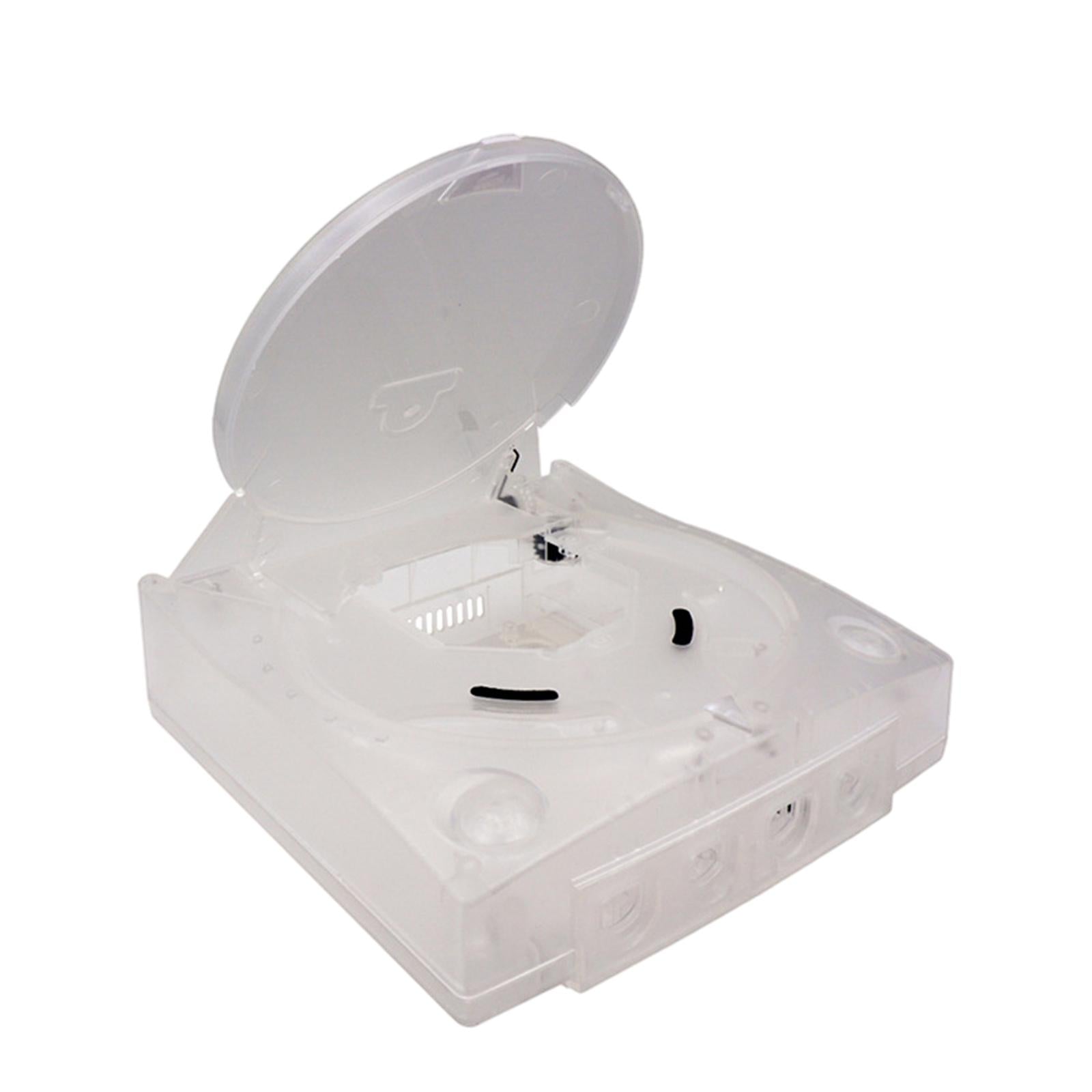 Clear Shell Cover for SEGA Dreamcast DC Easy to Remove Clear White