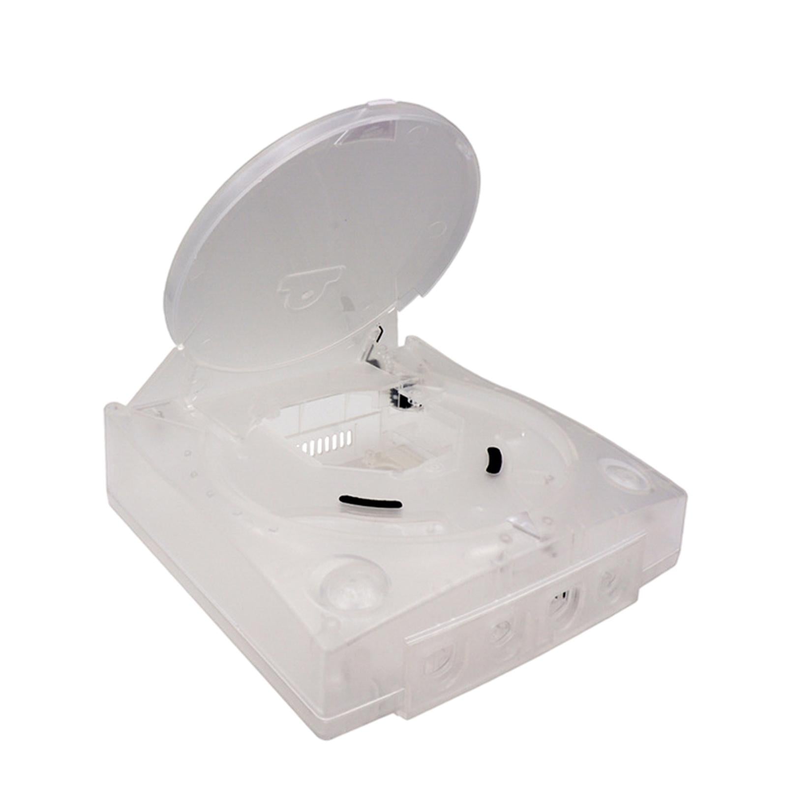 Clear Shell Cover for SEGA Dreamcast DC Easy to Remove Clear White