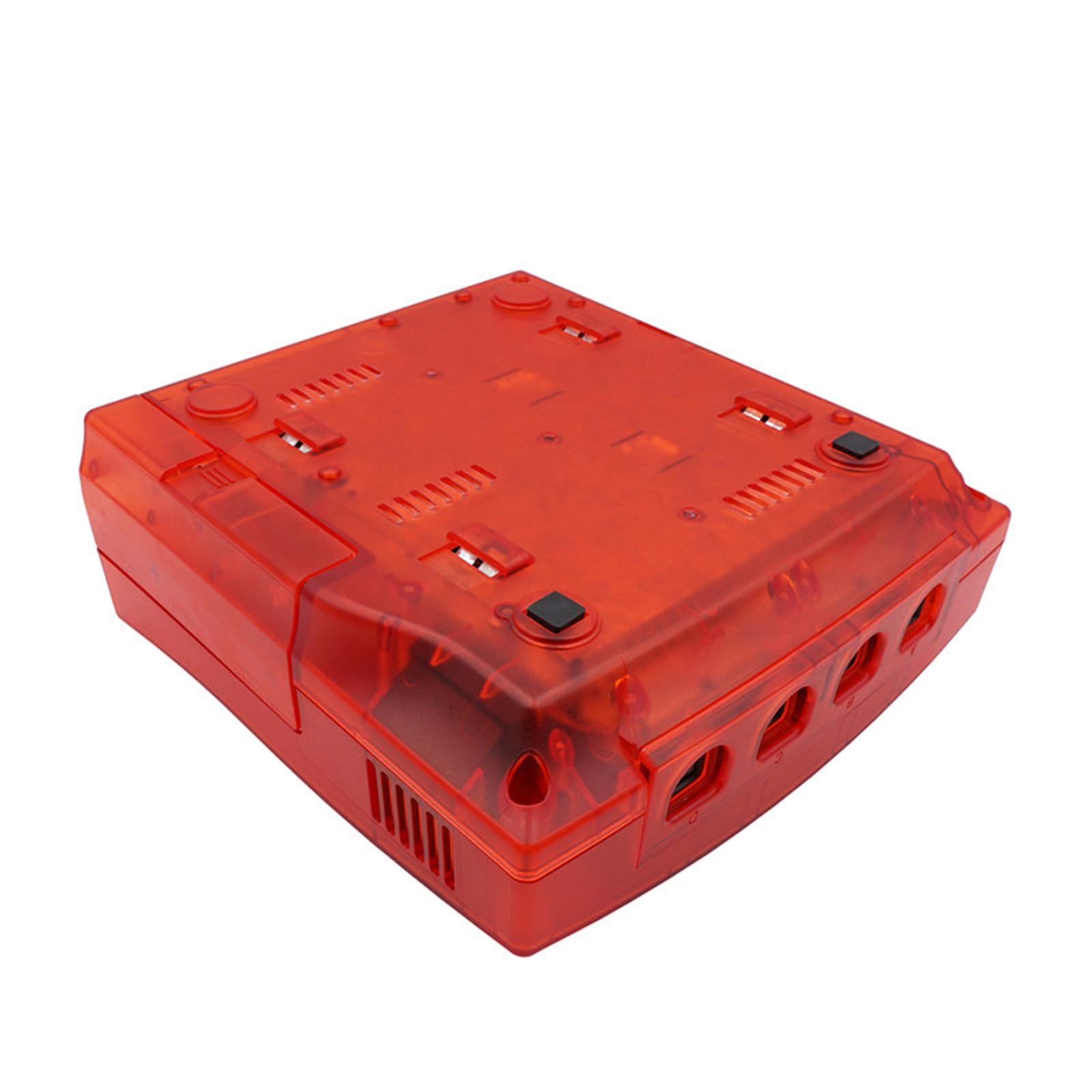 Clear Shell Cover for SEGA Dreamcast DC Easy to Remove Clear Red