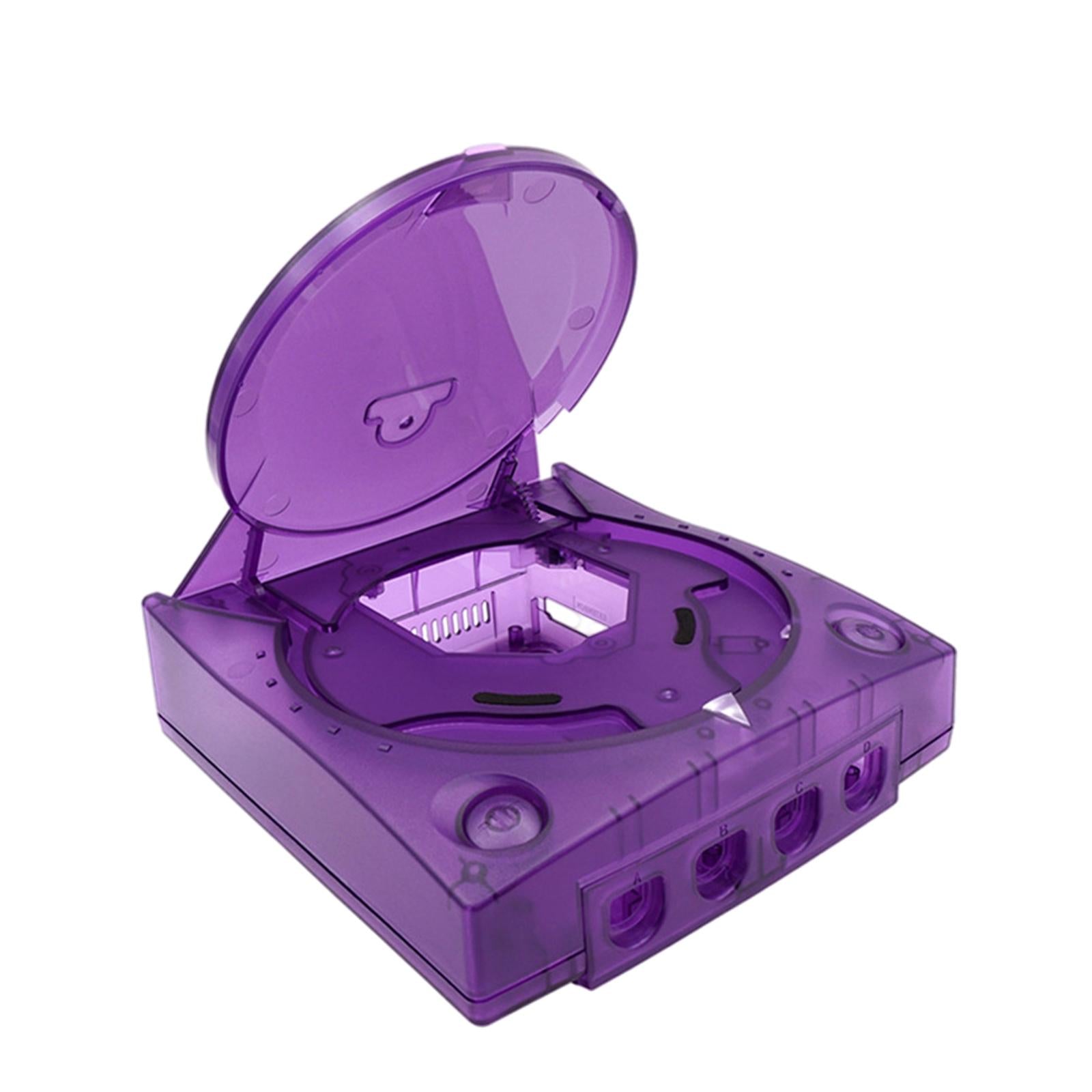 Clear Shell Cover for SEGA Dreamcast DC Easy to Remove Clear Purple