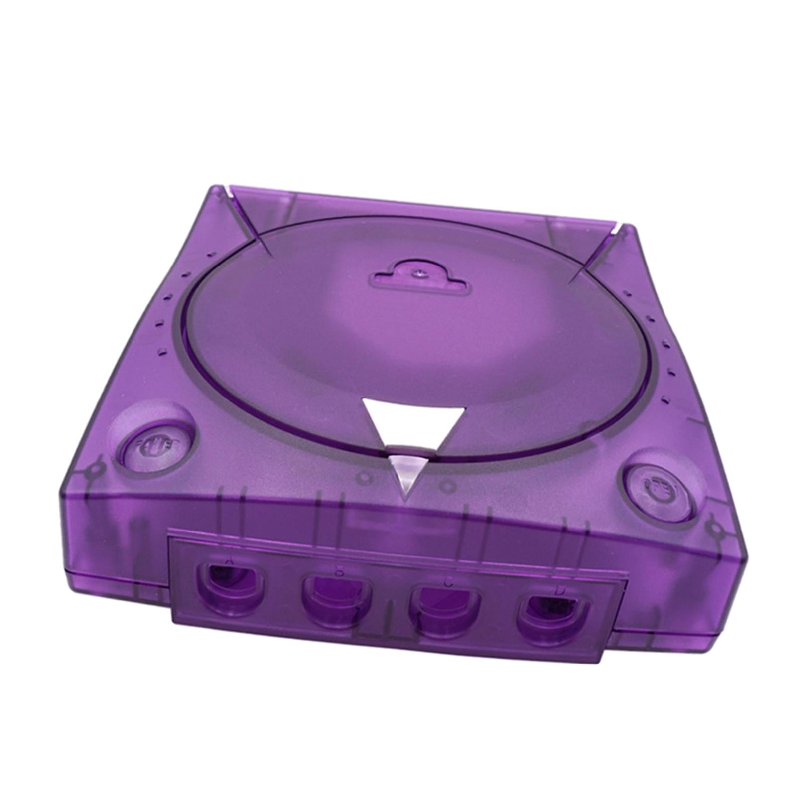 Clear Shell Cover for SEGA Dreamcast DC Easy to Remove Clear Purple