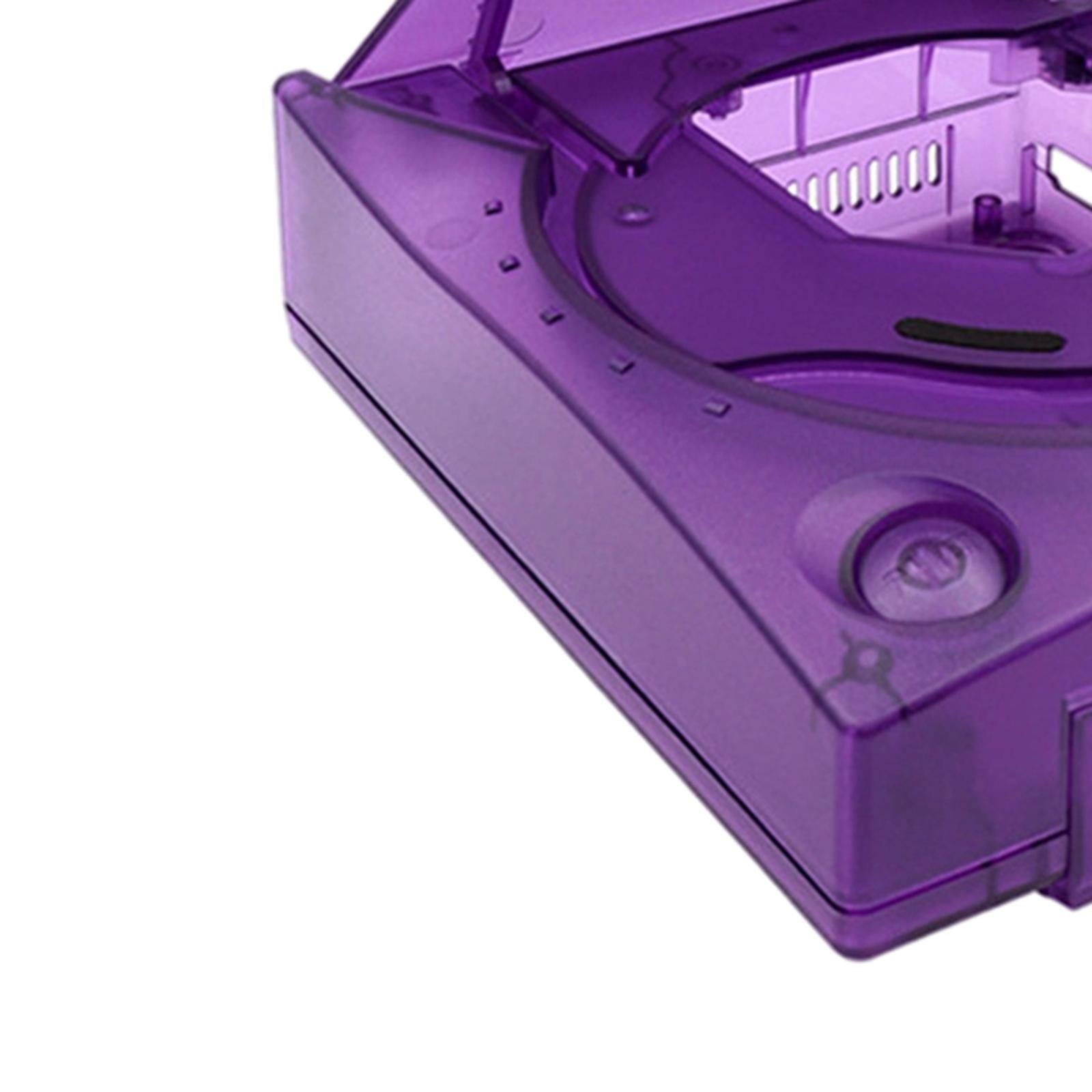 Clear Shell Cover for SEGA Dreamcast DC Easy to Remove Clear Purple