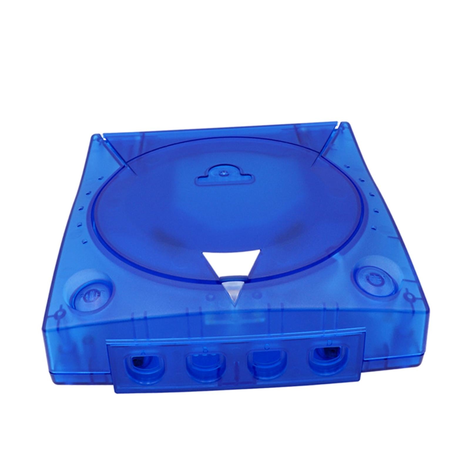 Clear Shell Cover for SEGA Dreamcast DC Easy to Remove Clear Blue