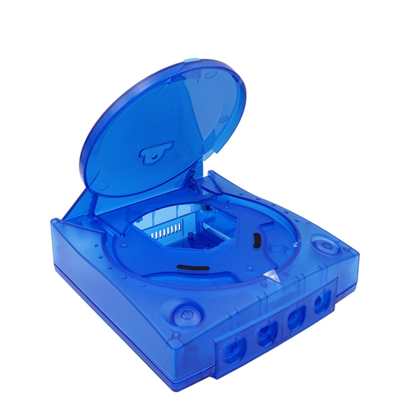 Clear Shell Cover for SEGA Dreamcast DC Easy to Remove Clear Blue