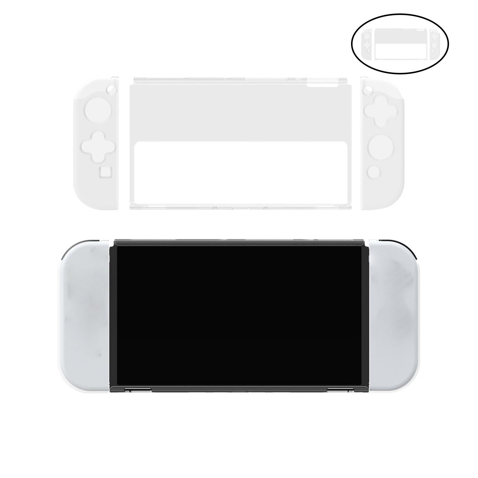 Dockable Case Flip Protector Grip Protective Cover for NS OLED Console
