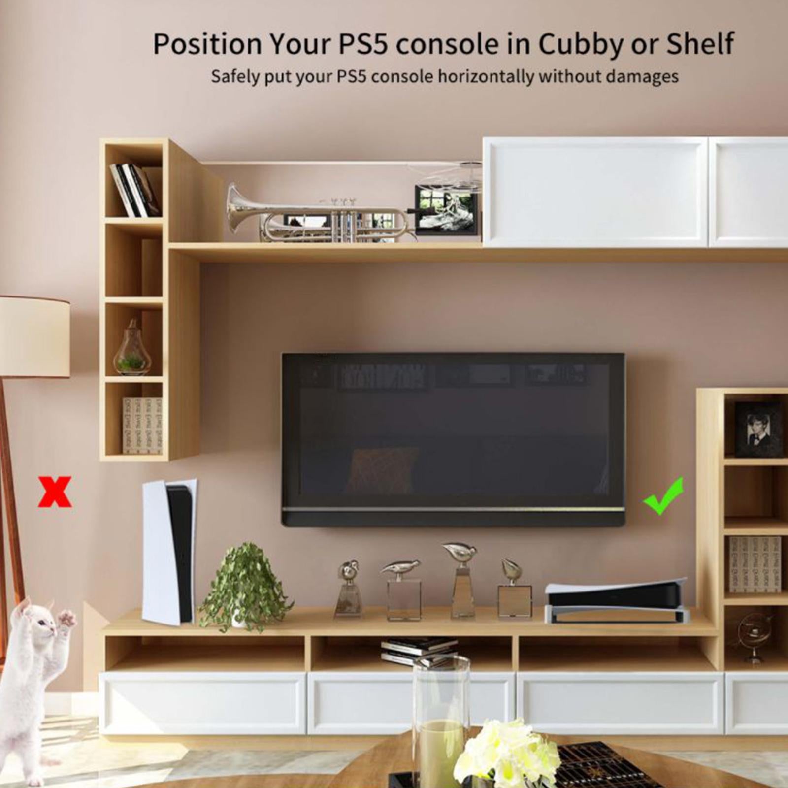 Horizontal Display Stand Easy Install Durable Stable Storage Base for PS5