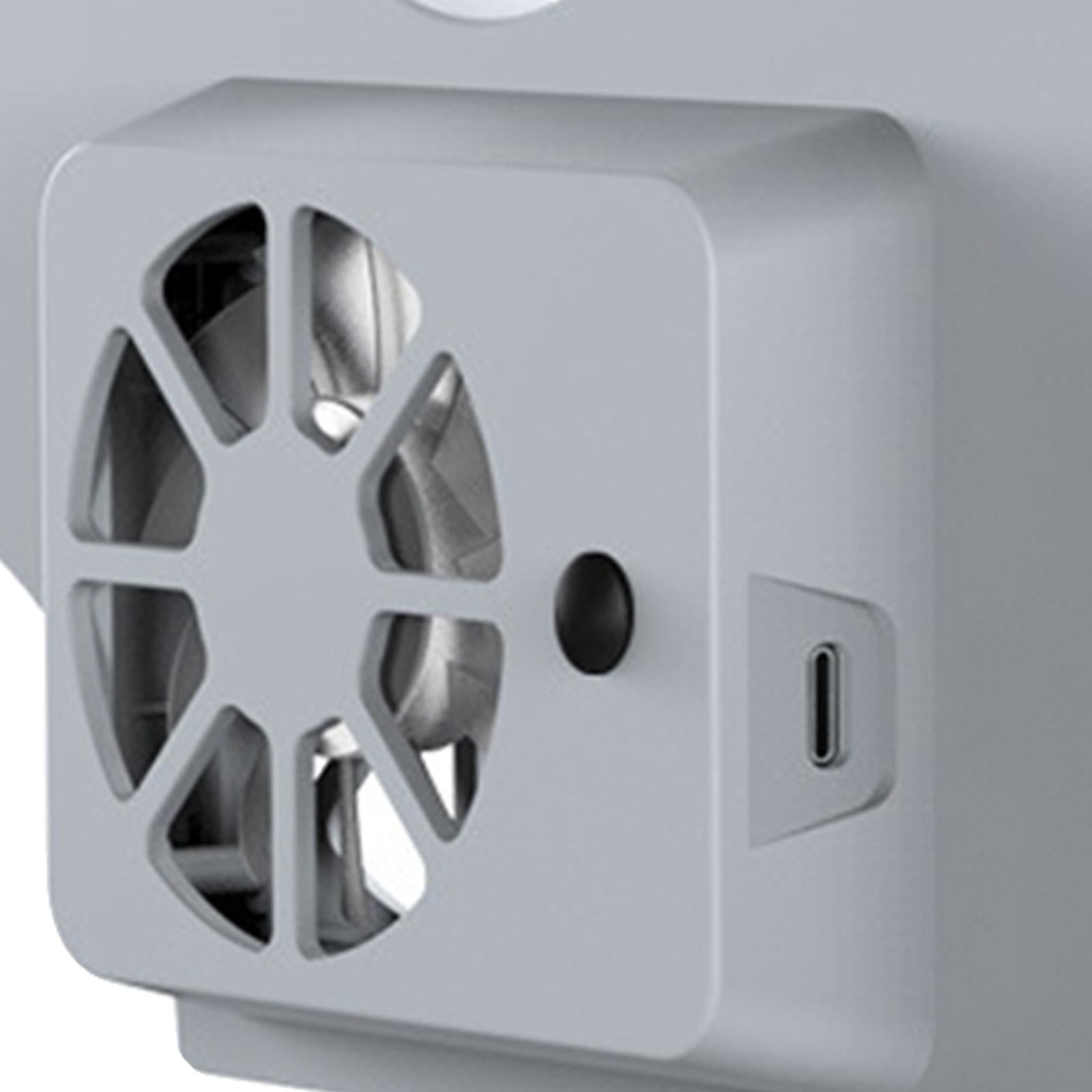 Plastic USB Cooling Fan USB/Type-C Cable Accessories for Switch OLED White