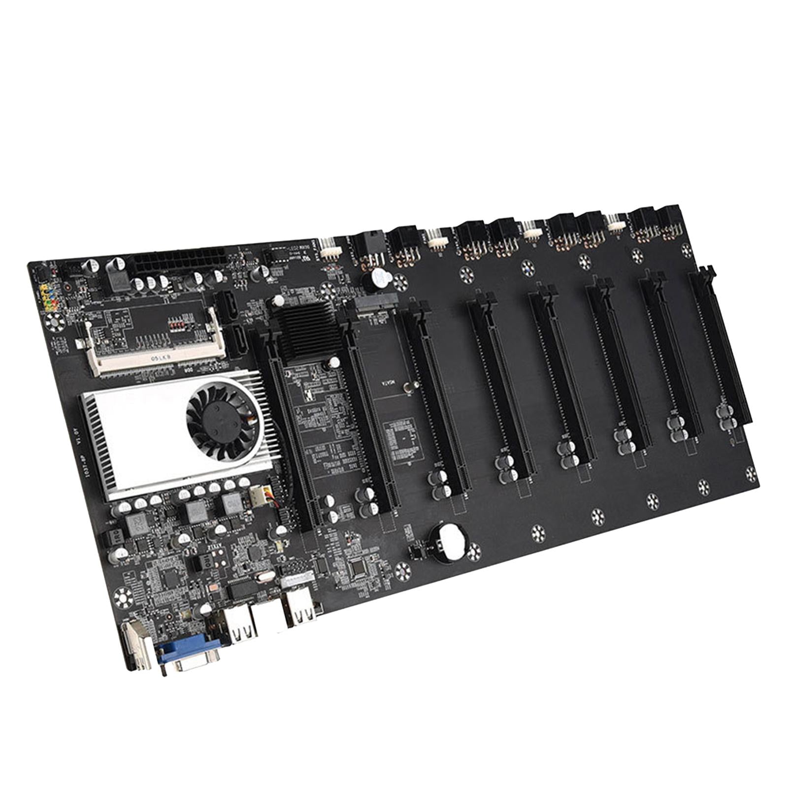 BTC-T37 Graphics Motherboard CPU Set DDR3 Miner with 4G RAM 128G Hard Drive