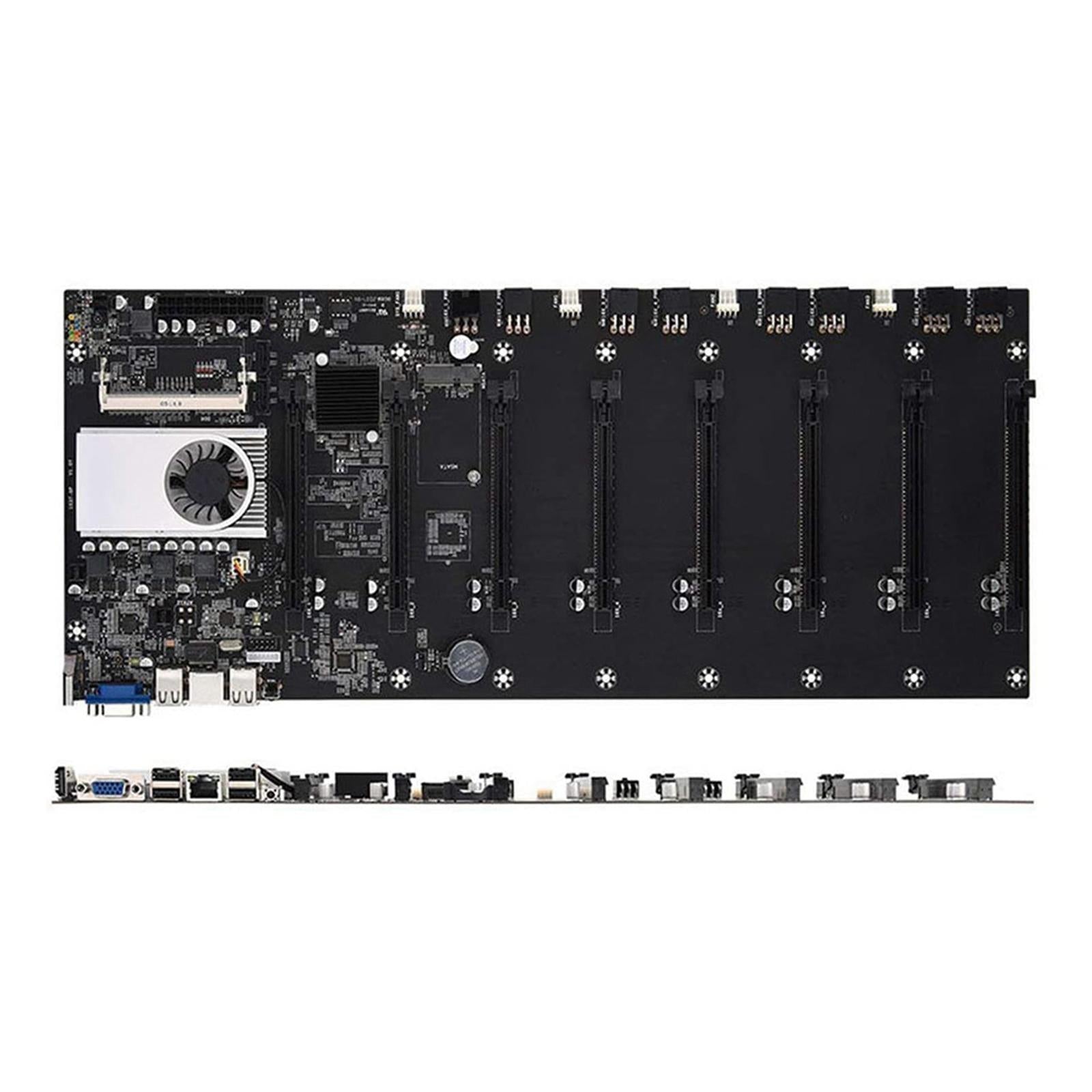 BTC-T37 Graphics Motherboard CPU Set DDR3 Miner with 4G RAM 128G Hard Drive