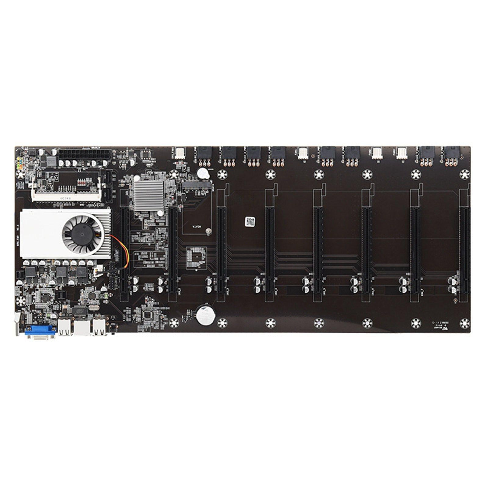 BTC-T37 Graphics Motherboard CPU Set DDR3 Miner with 4G RAM 128G Hard Drive