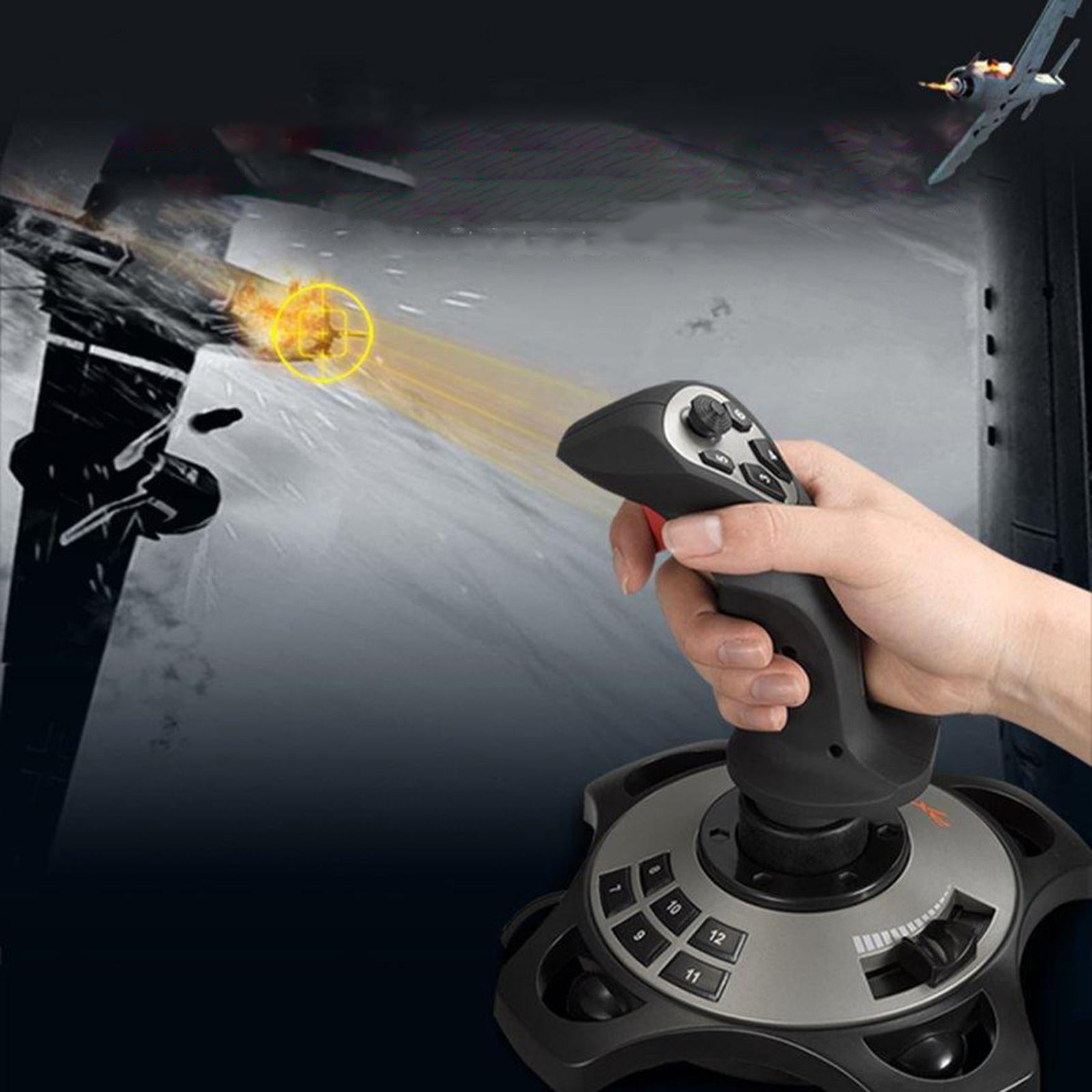 PXN-2113 USB WIred PC Flight Stick Joystick Flight Simulator Game Controller
