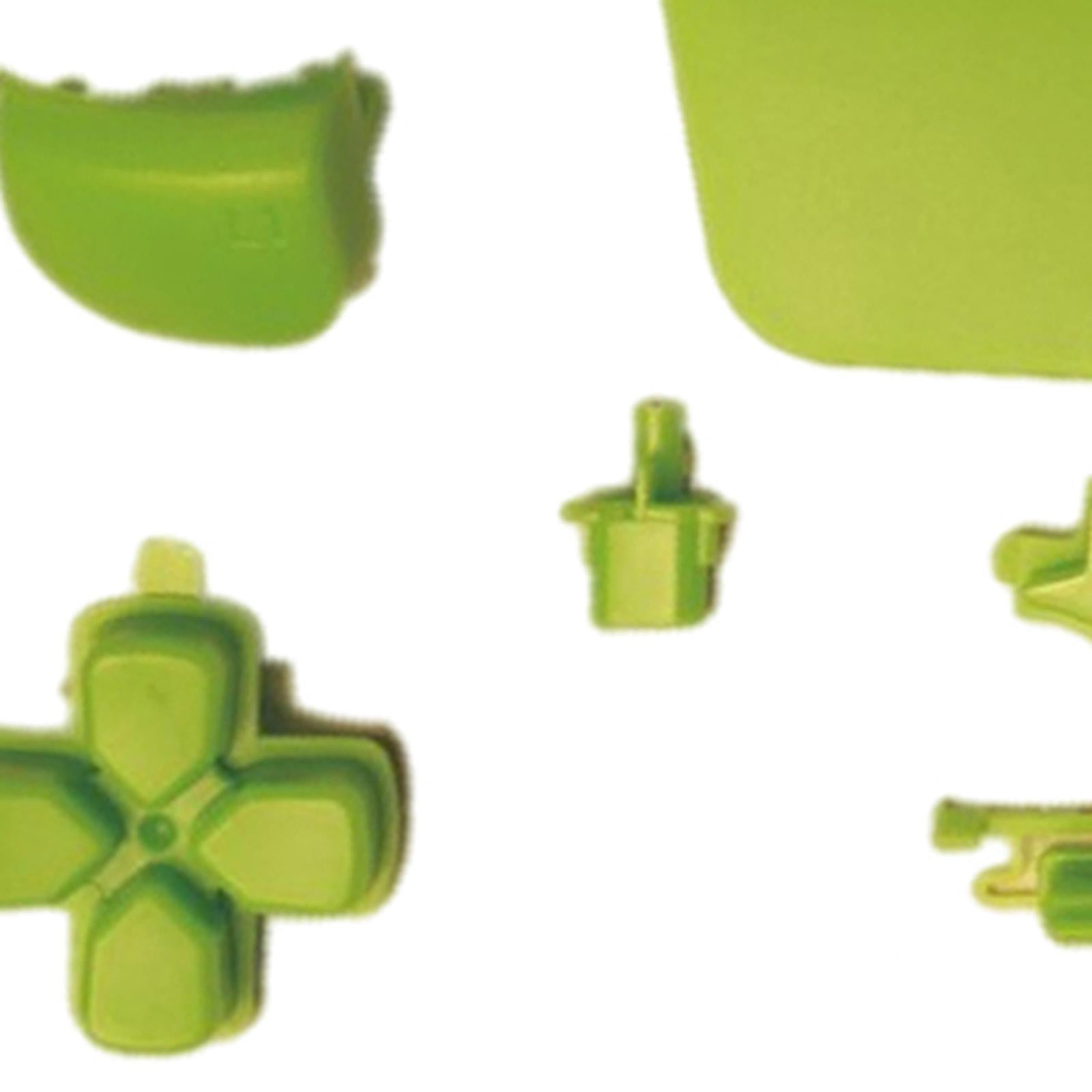 16Pcs Premium Button Kit Anti-Slip Accessories Durable Replacement for PS5 green