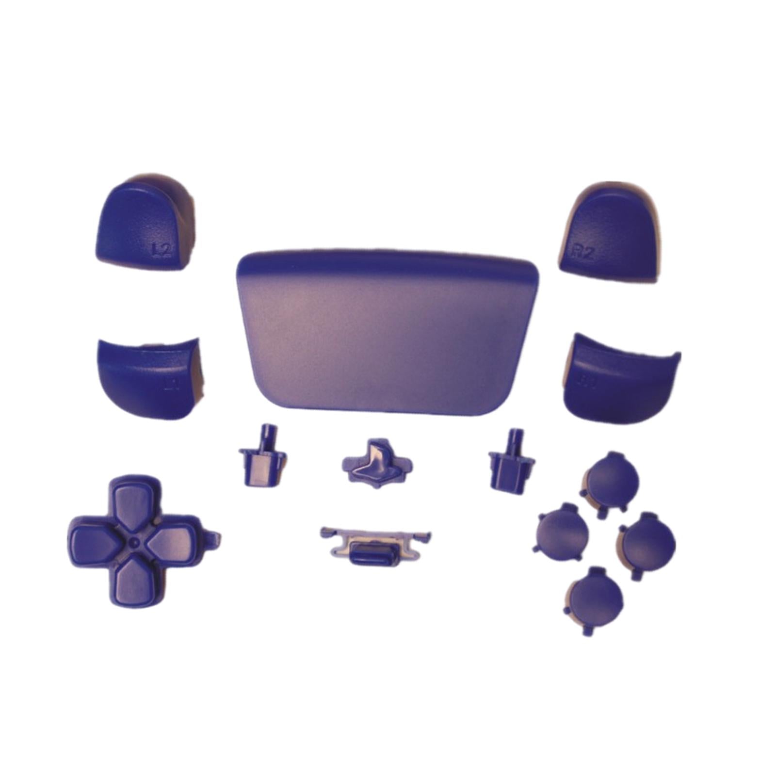 16Pcs Premium Button Kit Anti-Slip Accessories Durable Replacement for PS5 blue