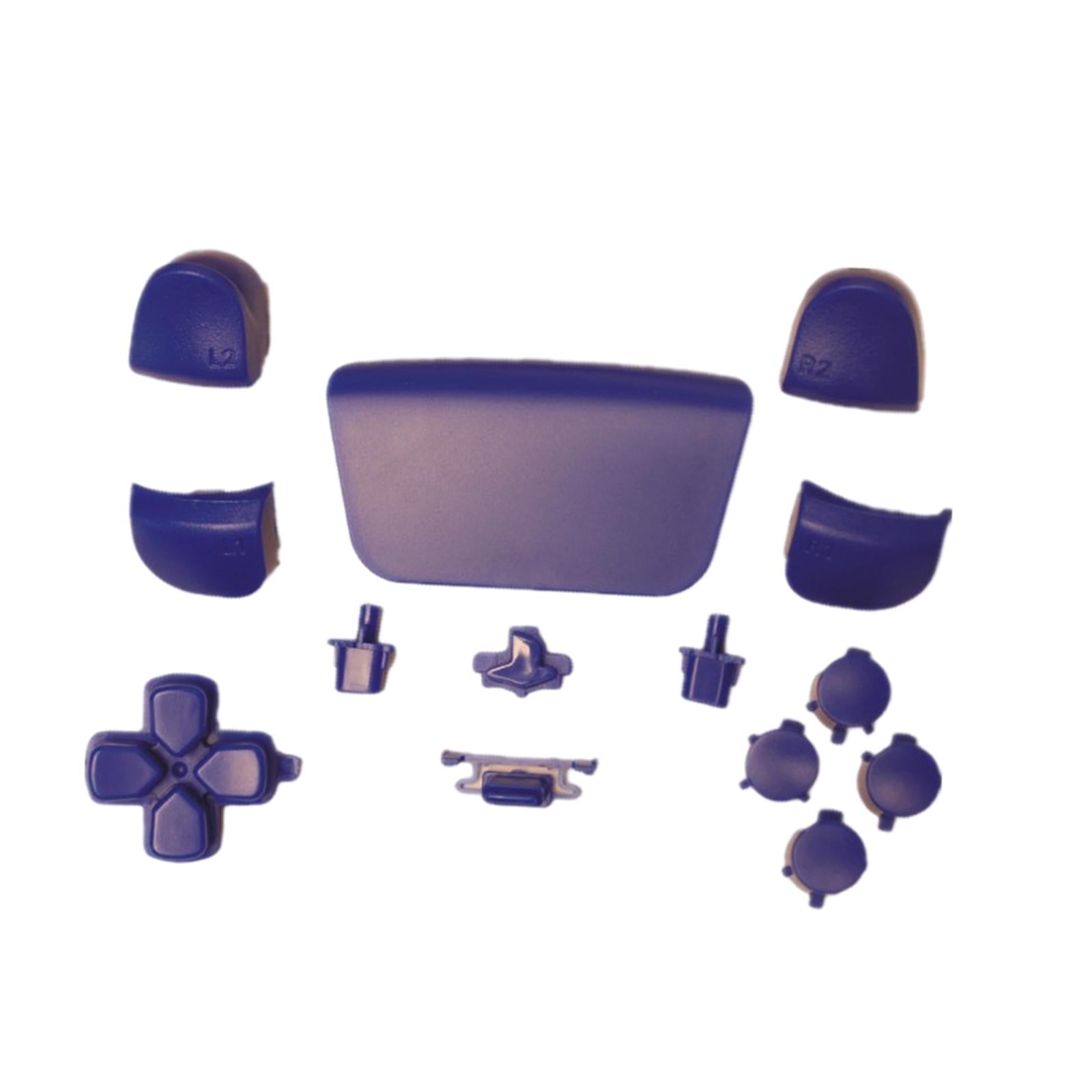 16Pcs Premium Button Kit Anti-Slip Accessories Durable Replacement for PS5 blue