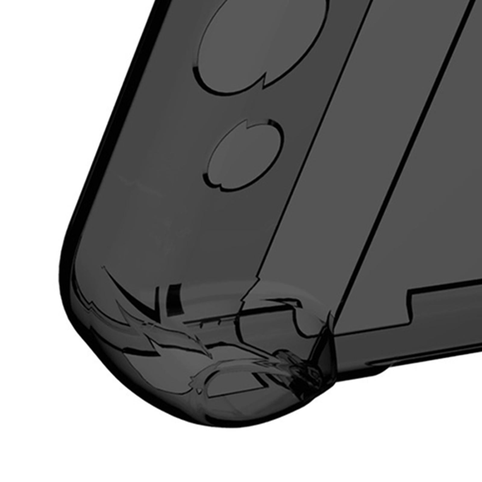Console Protective Case with Stand for NSwitch Game Console Clear Black