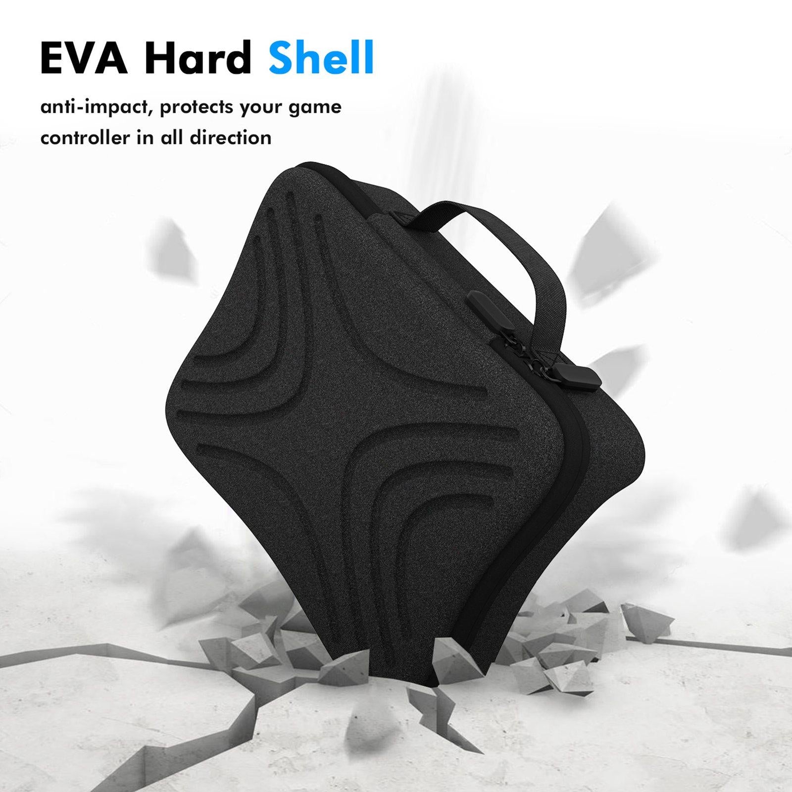 Controller Case EVA Hard Storage Bag for PS5 for PS4 Travel Home Storage
