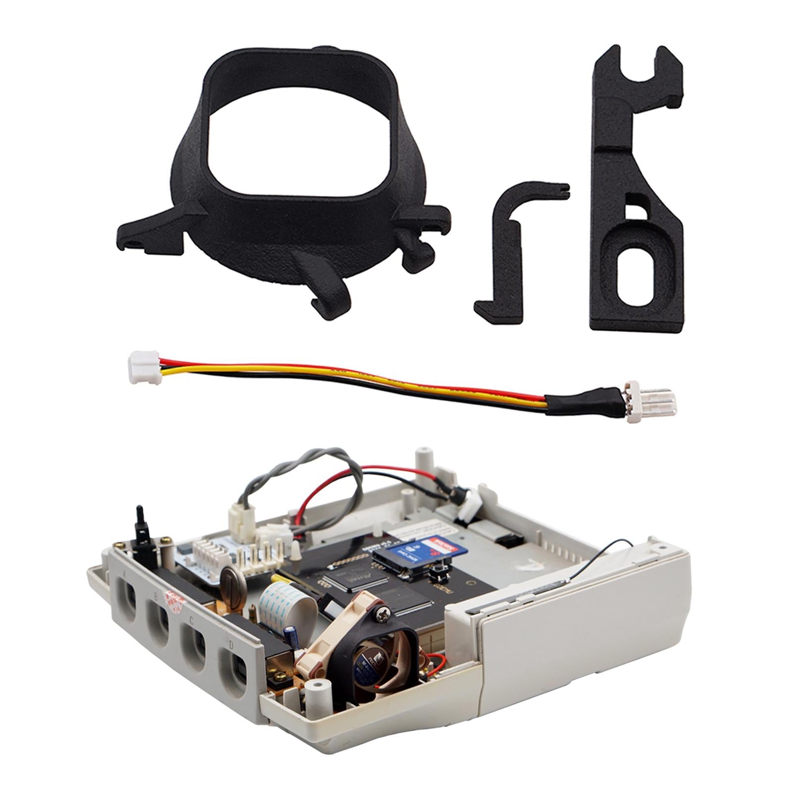 3D Print Mount Kit for Dreamcast Fan Console 18x15.5x3.5cm Silent Fan Kit