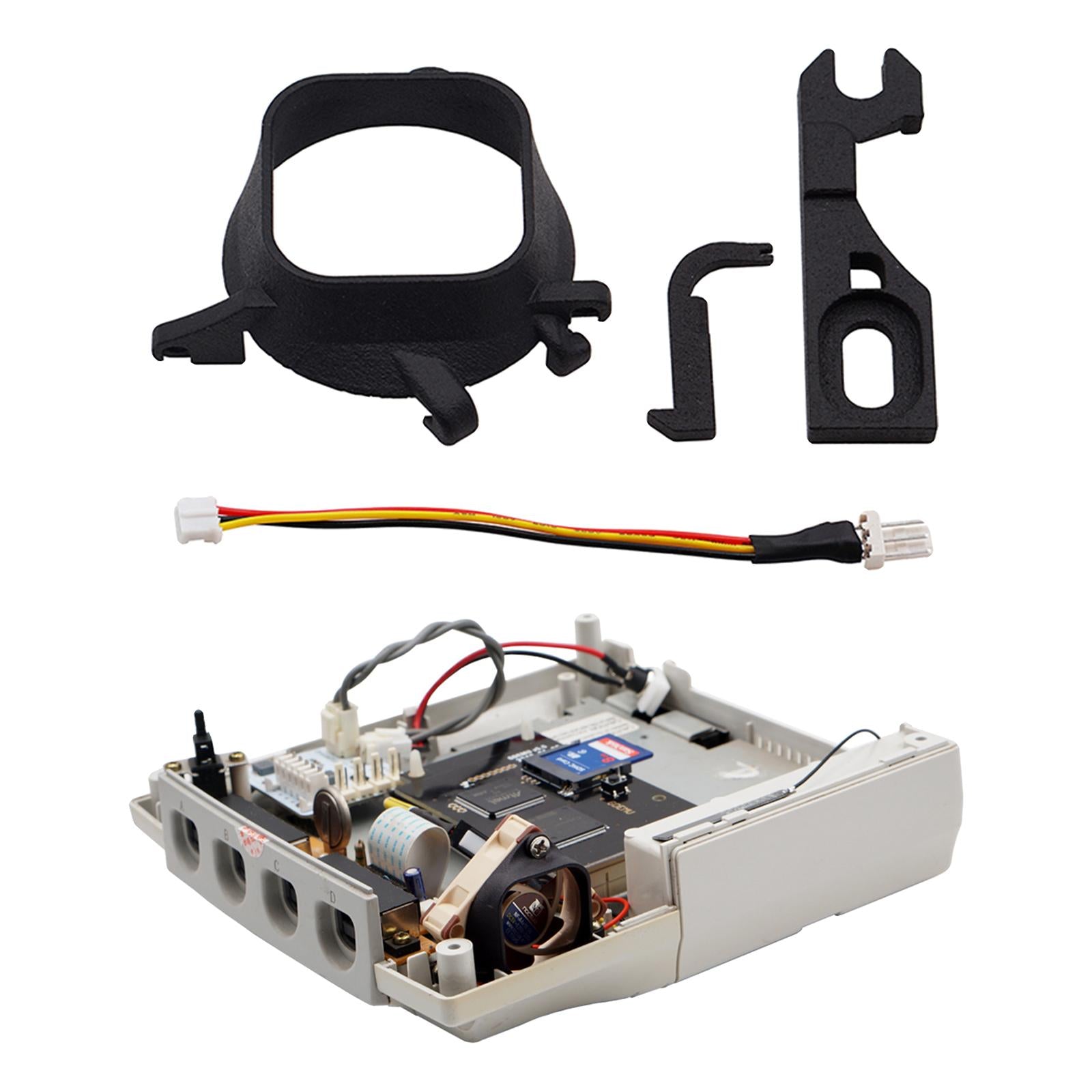 3D Print Mount Kit for Dreamcast Fan Console 18x15.5x3.5cm Silent Fan Kit