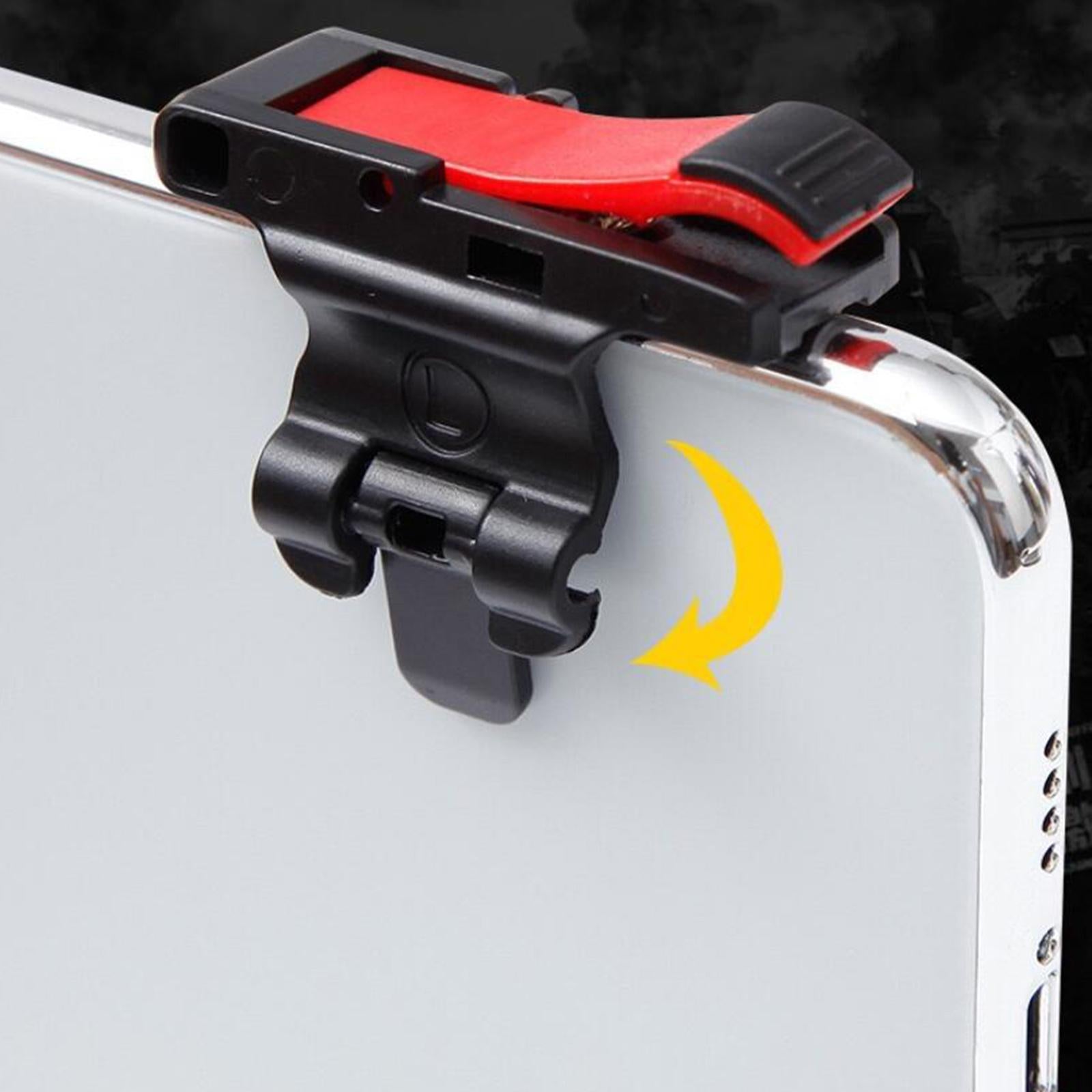 2Pieces Mobile Game Controller 4 Fingers Operation for Fornite