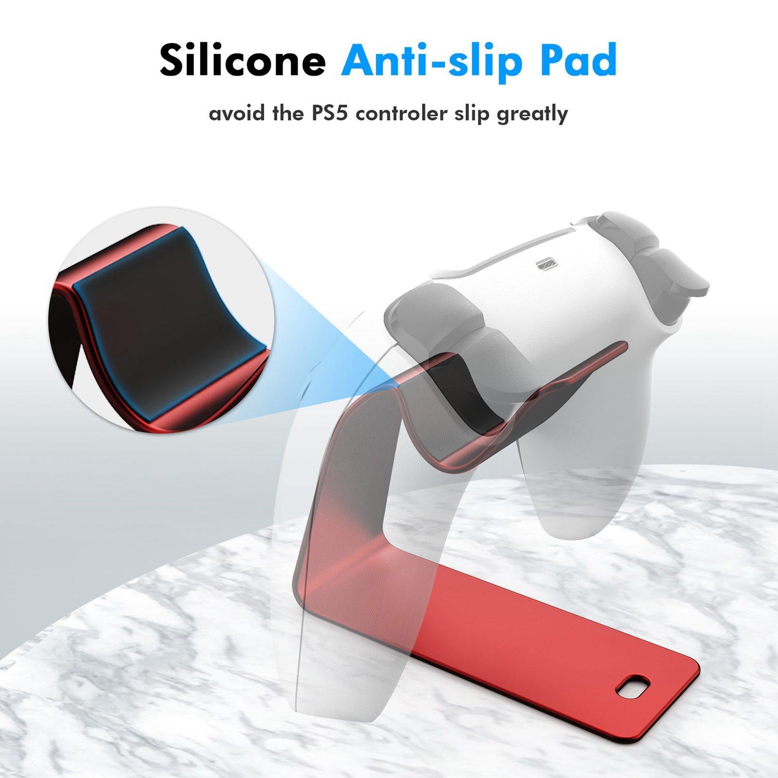 Game Controller Holder Controller Stand Holder for PS5 Controller Red