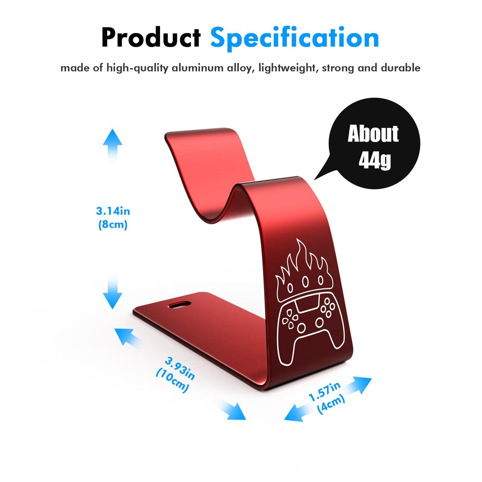 Game Controller Holder Controller Stand Holder for PS5 Controller Red