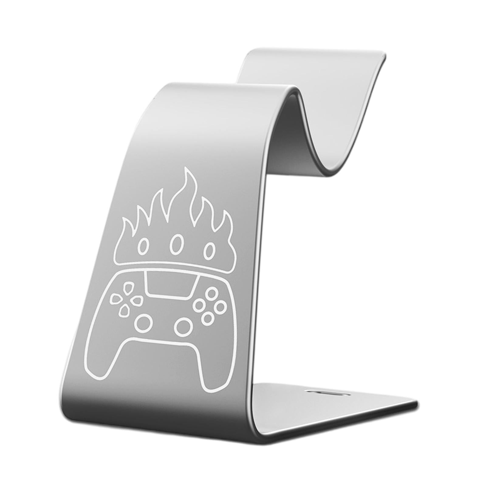Game Controller Holder Controller Stand Holder for PS5 Controller Silver
