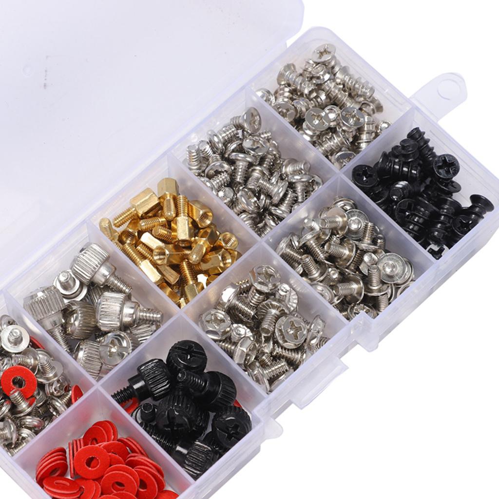 360Pcs Computer Screw Kit Power Graphics Motherboard Fan for Laptop Notebook