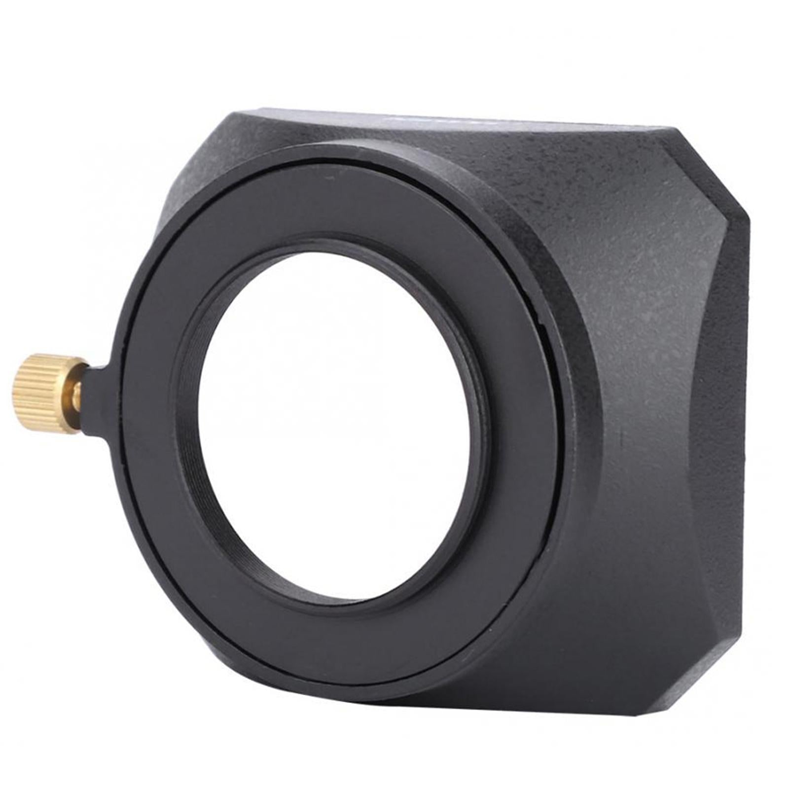 Square Lens Hood Shade with Screw Mount for DSLR Mirrorless Camera 58mm