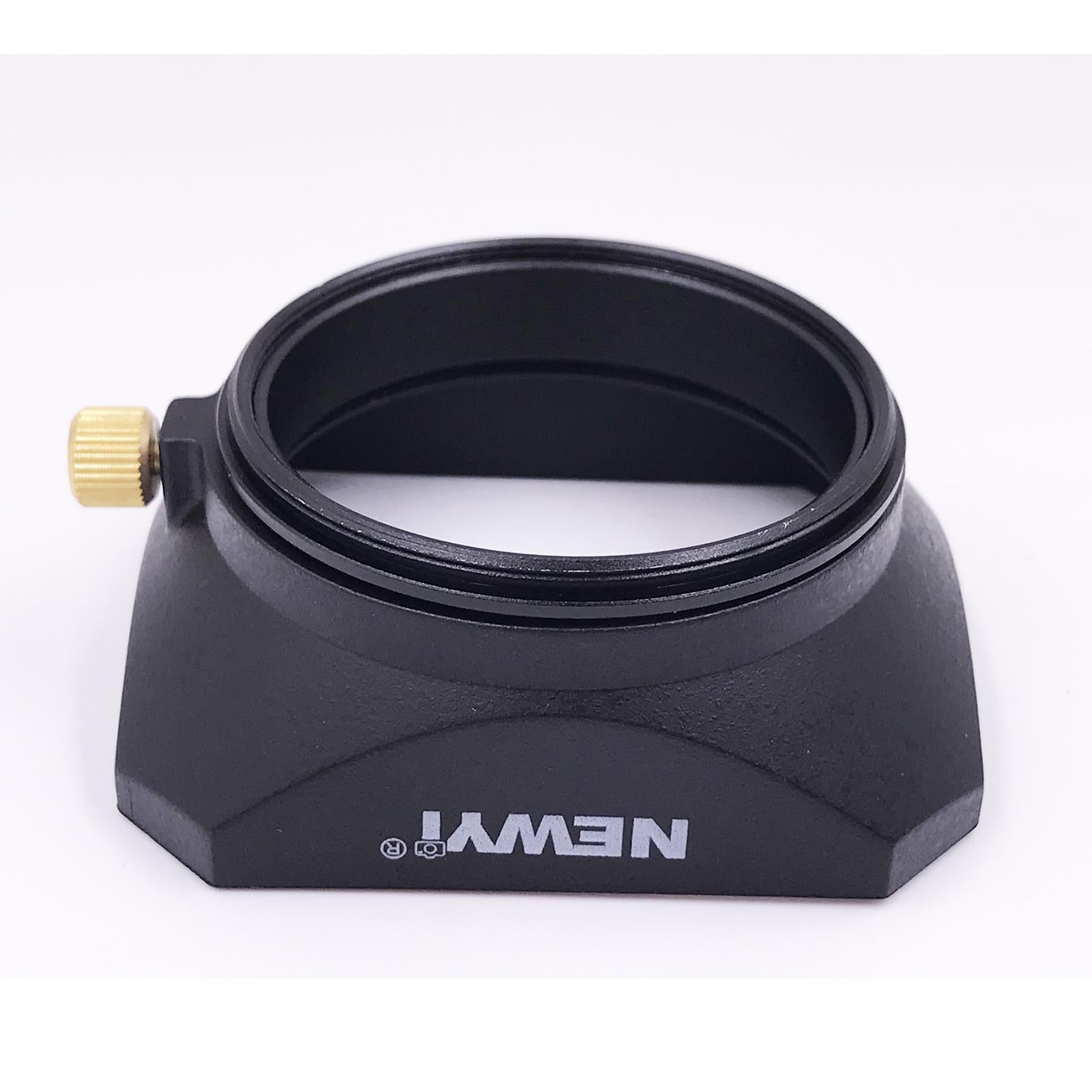 Square Lens Hood Shade with Screw Mount for DSLR Mirrorless Camera 58mm
