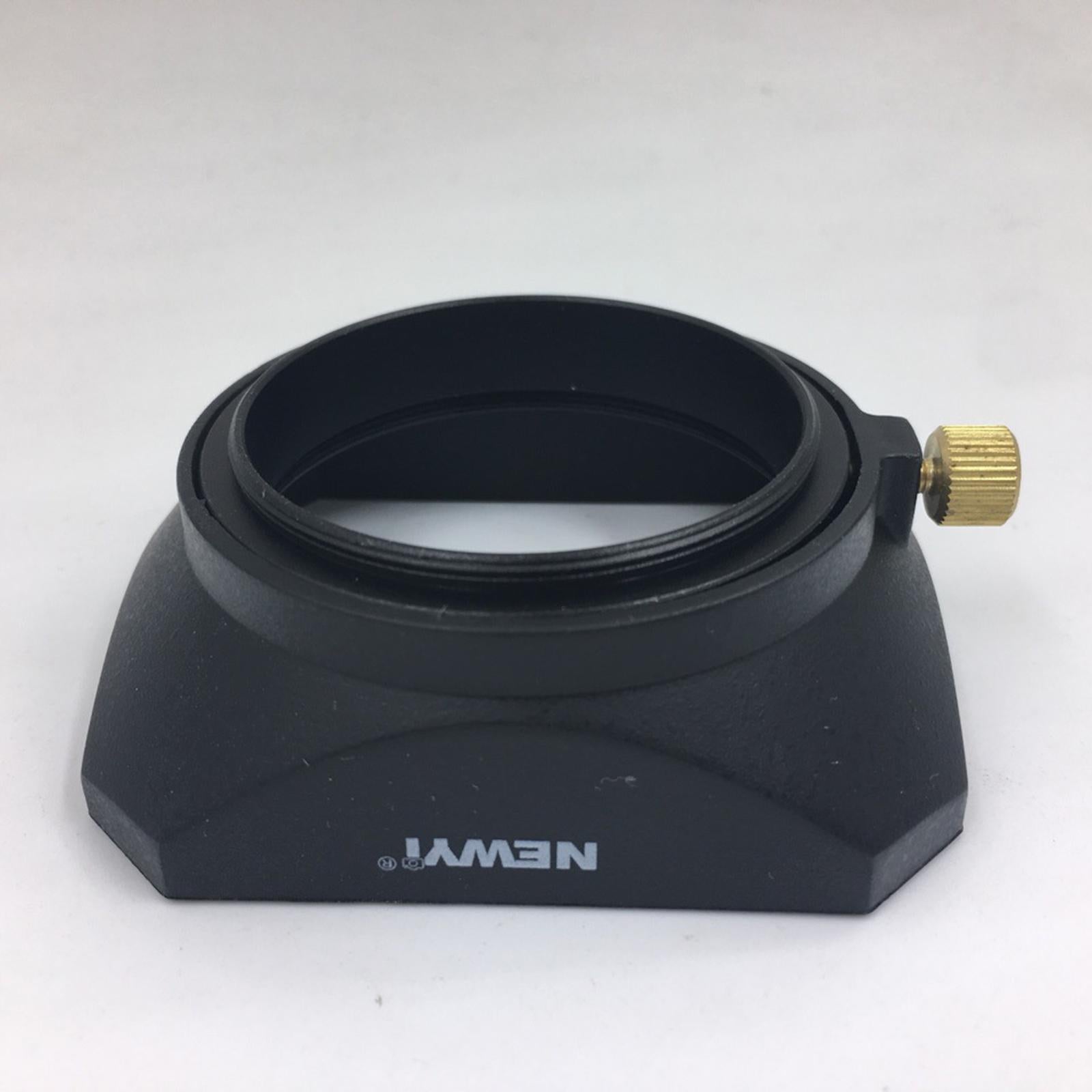 Square Lens Hood Shade with Screw Mount for DSLR Mirrorless Camera 58mm