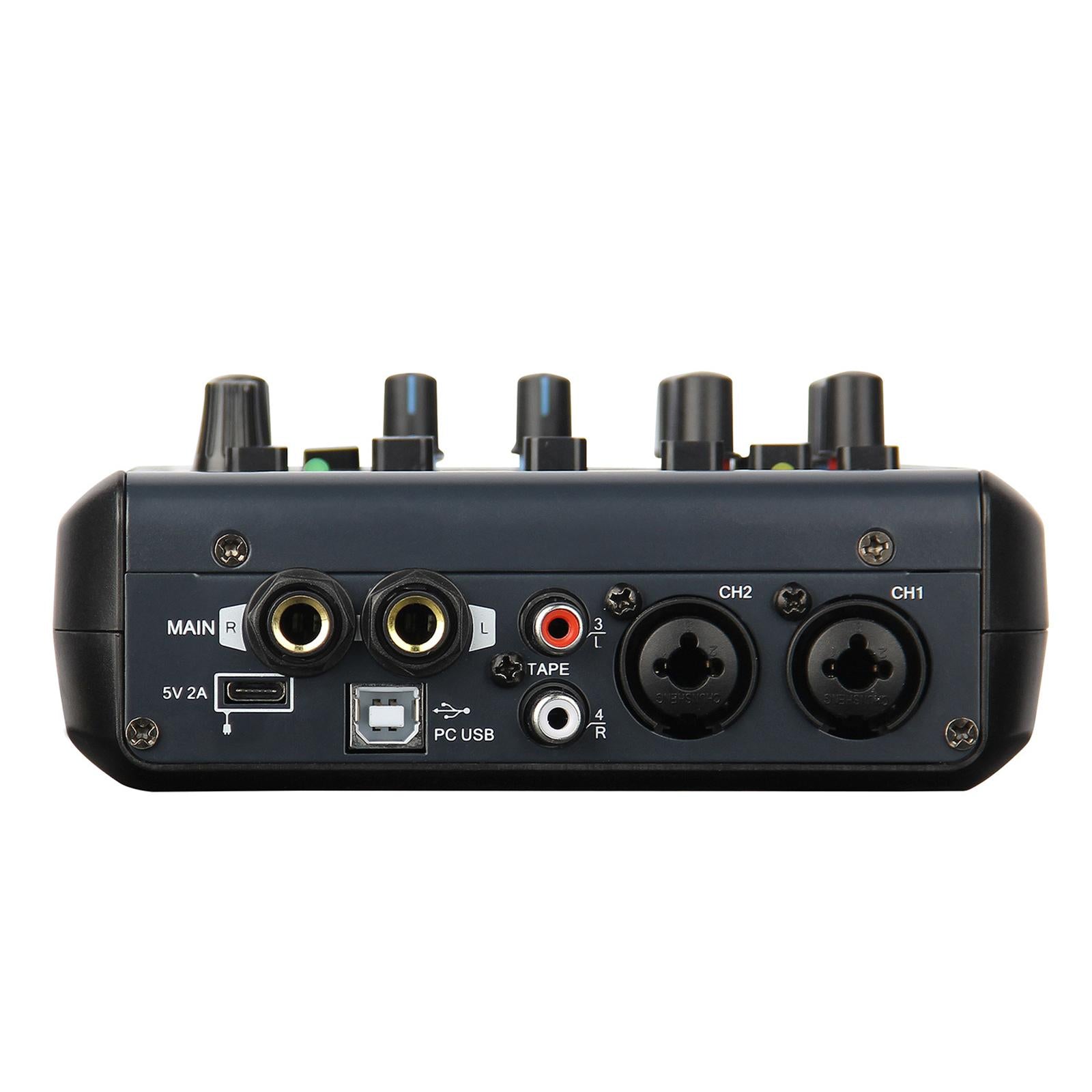 Audio Mixer 99DSP Effects Small for Broadcast Live Streaming Mobile Phone US