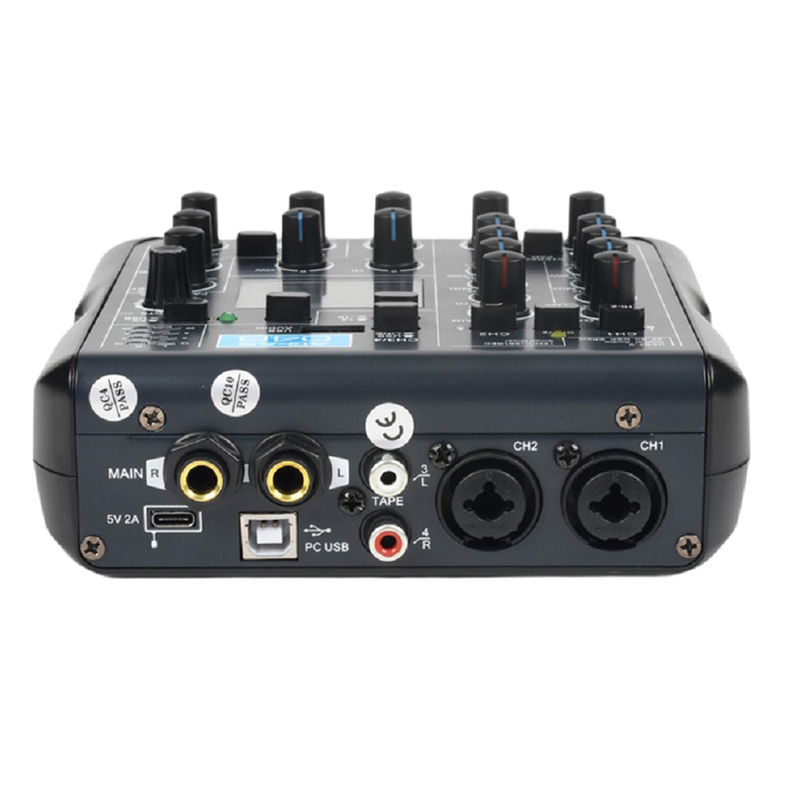 Audio Mixer 99DSP Effects Small for Broadcast Live Streaming Mobile Phone US