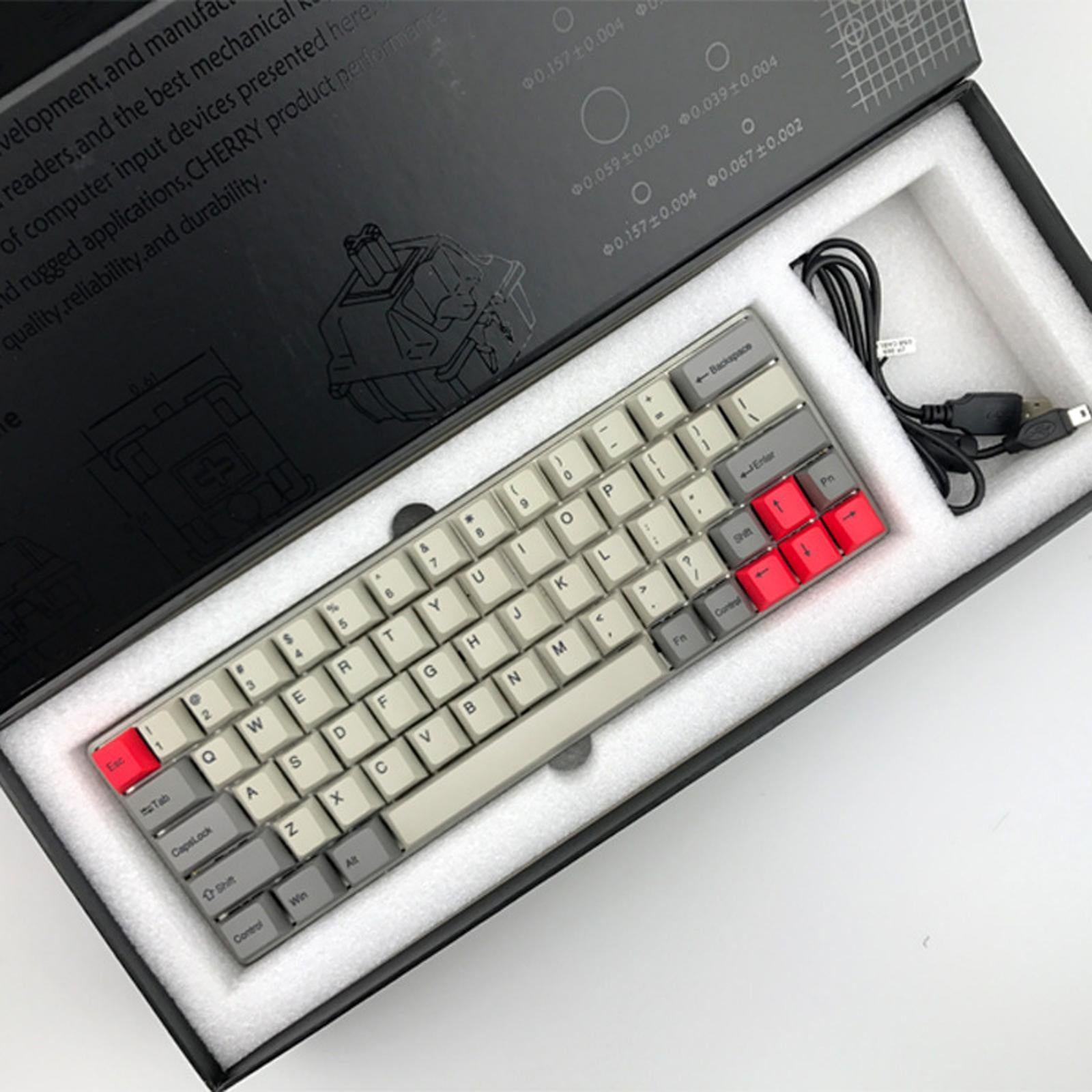 Mechanical Keyboard Storage Box Keyboard Carrying Case for GK64XS for LK68 68 Key