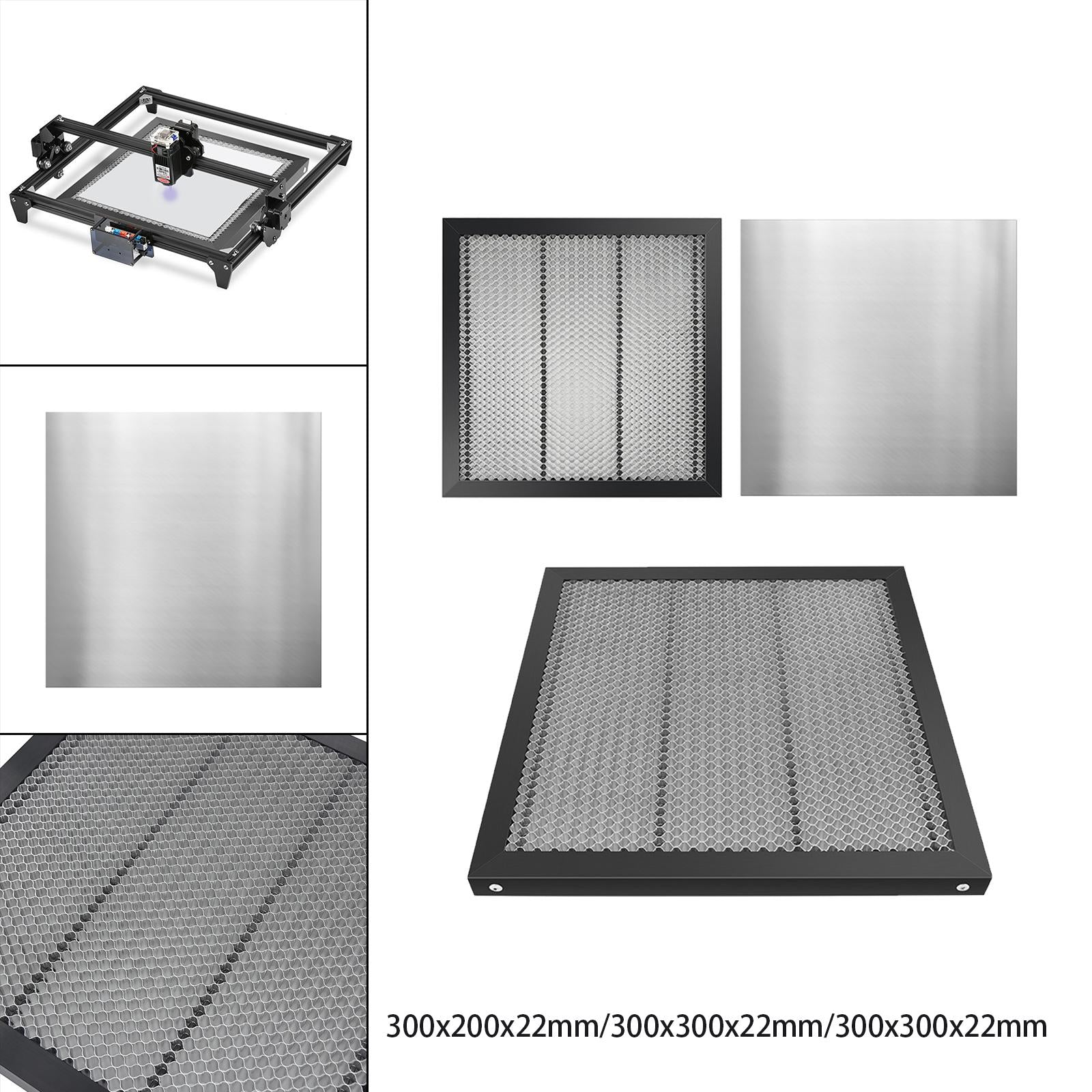 Honeycomb Plate for Laser Engrave Machine 11.81x7.87x0.87inch without plate