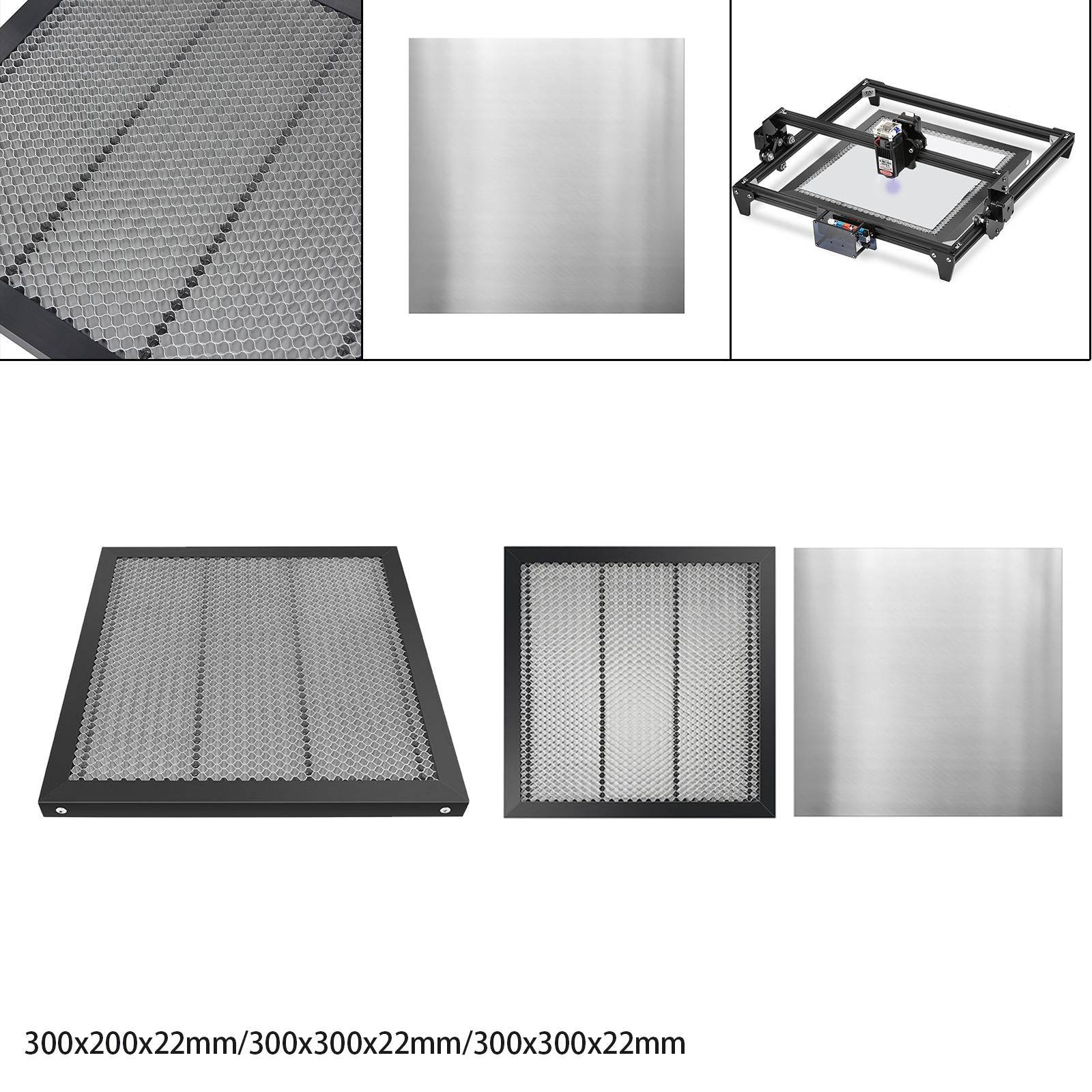 Honeycomb Plate for Laser Engrave Machine 11.81x7.87x0.87inch without plate